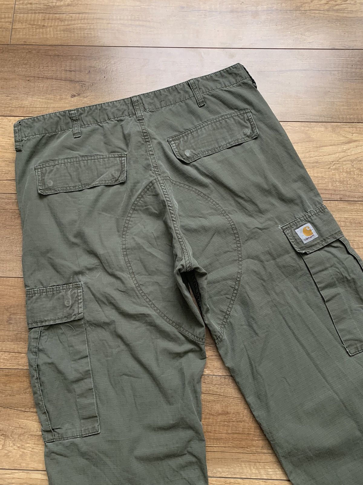 Carhartt Carhartt Regular Cargo Pants Distressed Thrashed Vintage Size US 36 / EU 52 - 3 Thumbnail