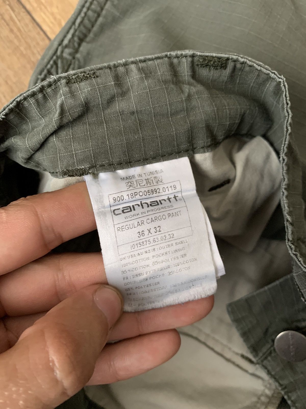 Carhartt Carhartt Regular Cargo Pants Distressed Thrashed Vintage Size US 36 / EU 52 - 11 Thumbnail