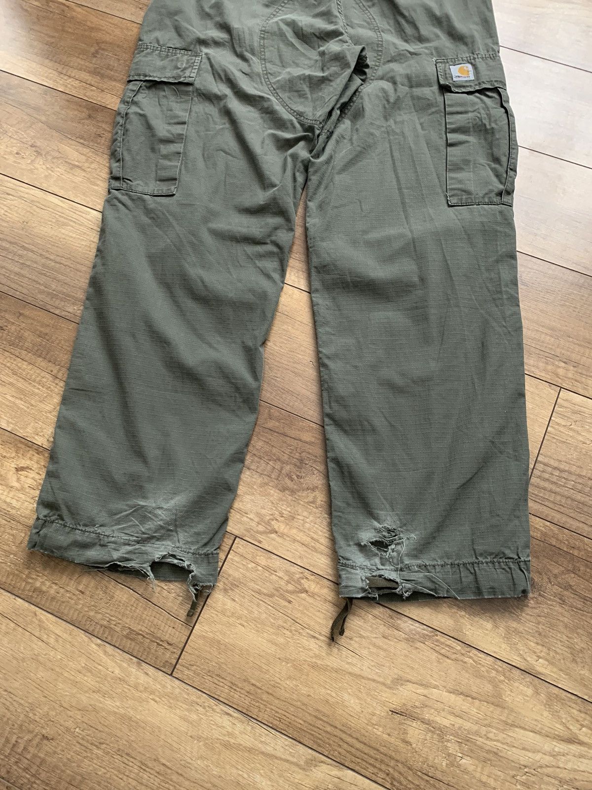 Carhartt Carhartt Regular Cargo Pants Distressed Thrashed Vintage Size US 36 / EU 52 - 4 Thumbnail