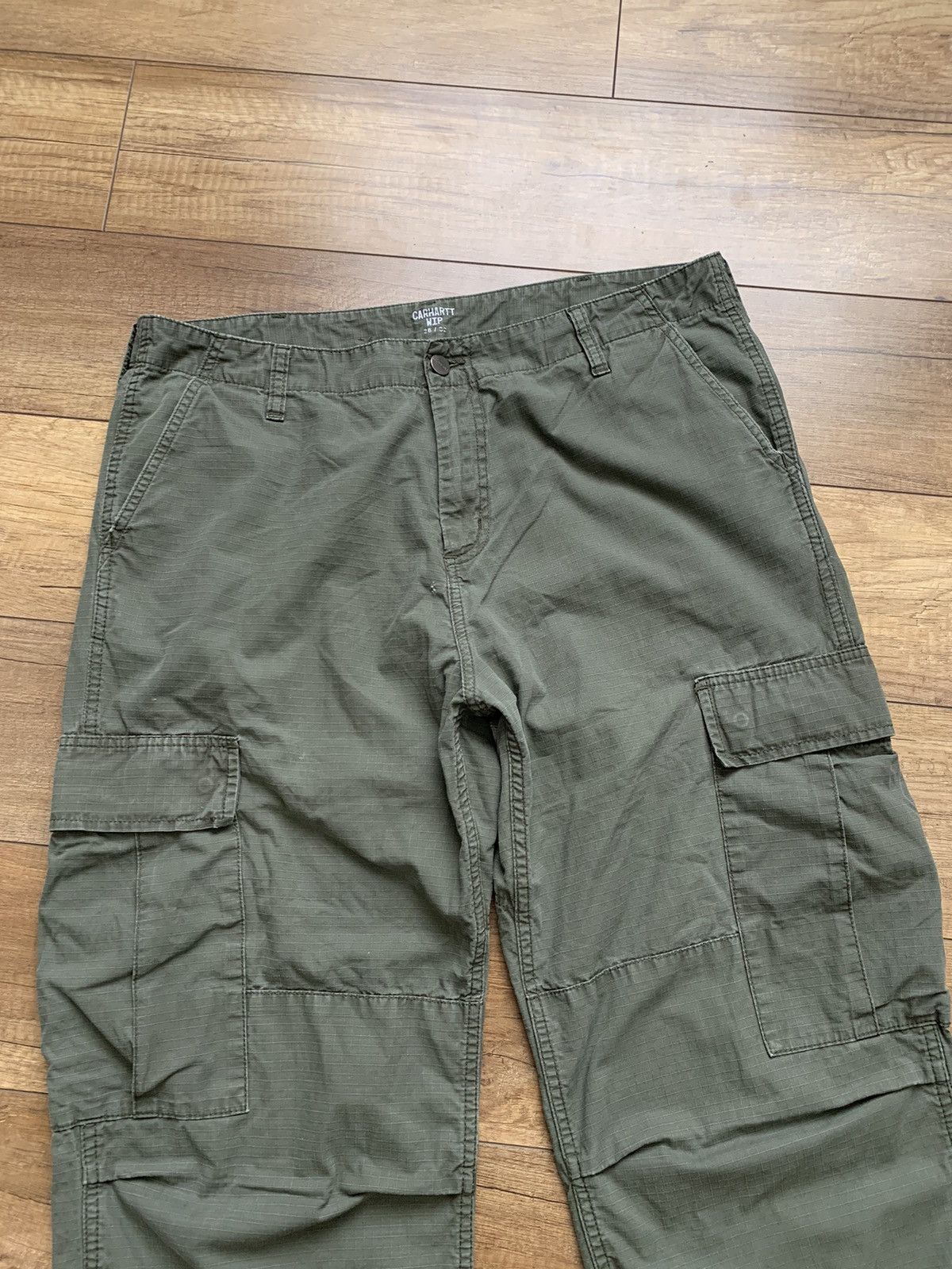 Carhartt Carhartt Regular Cargo Pants Distressed Thrashed Vintage Size US 36 / EU 52 - 6 Thumbnail