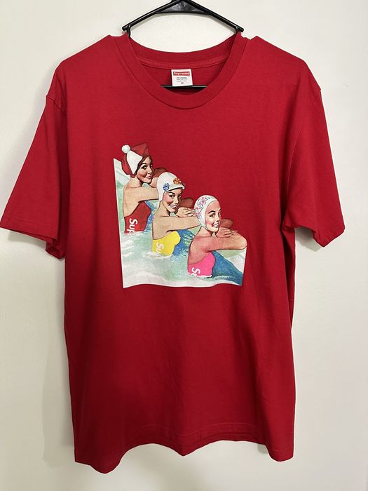 Supreme best sale swimmers tee