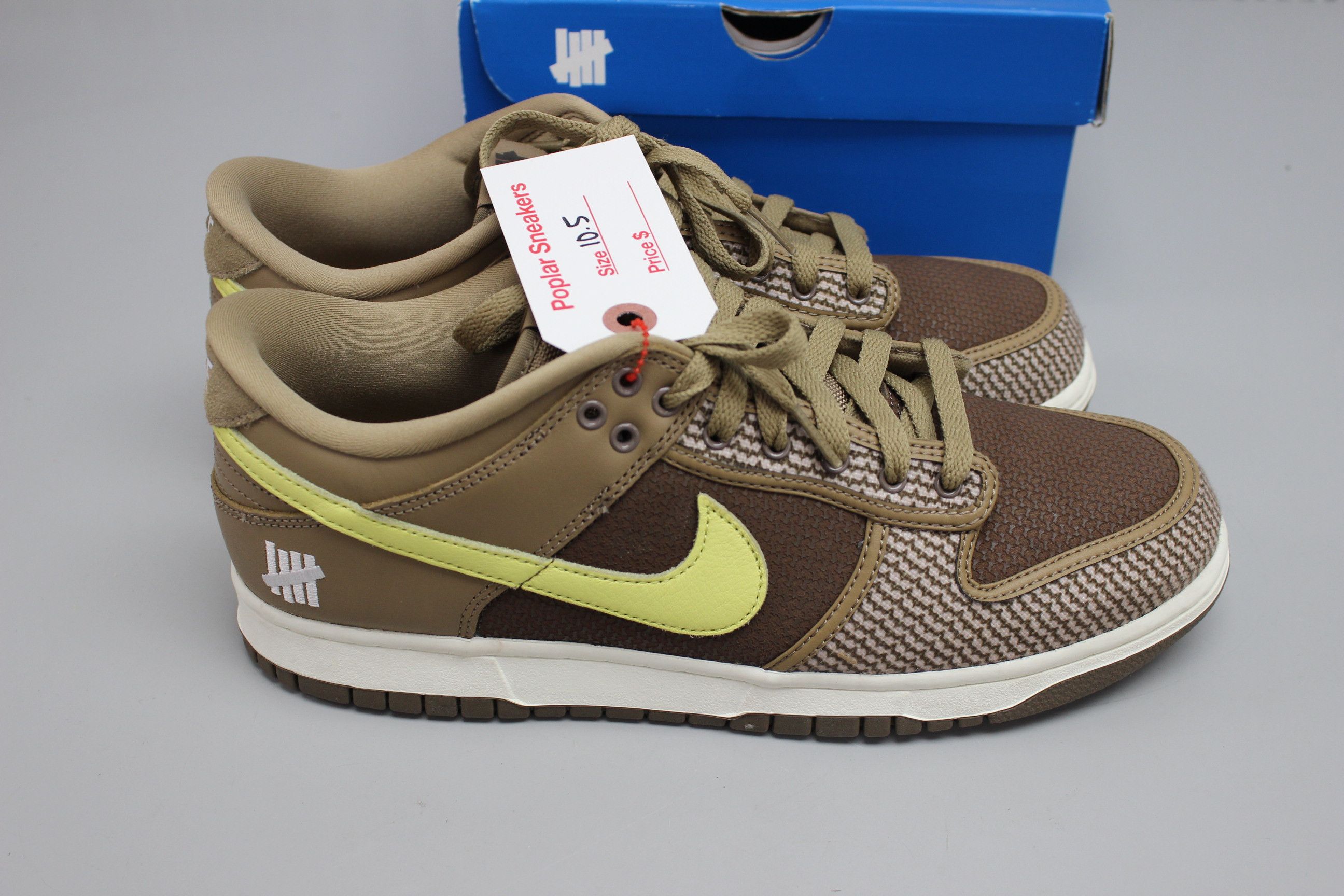 Nike Dunk Low SP Undefeated Canteen Dunk vs. AF1 Pack Size 10.5 Grailed