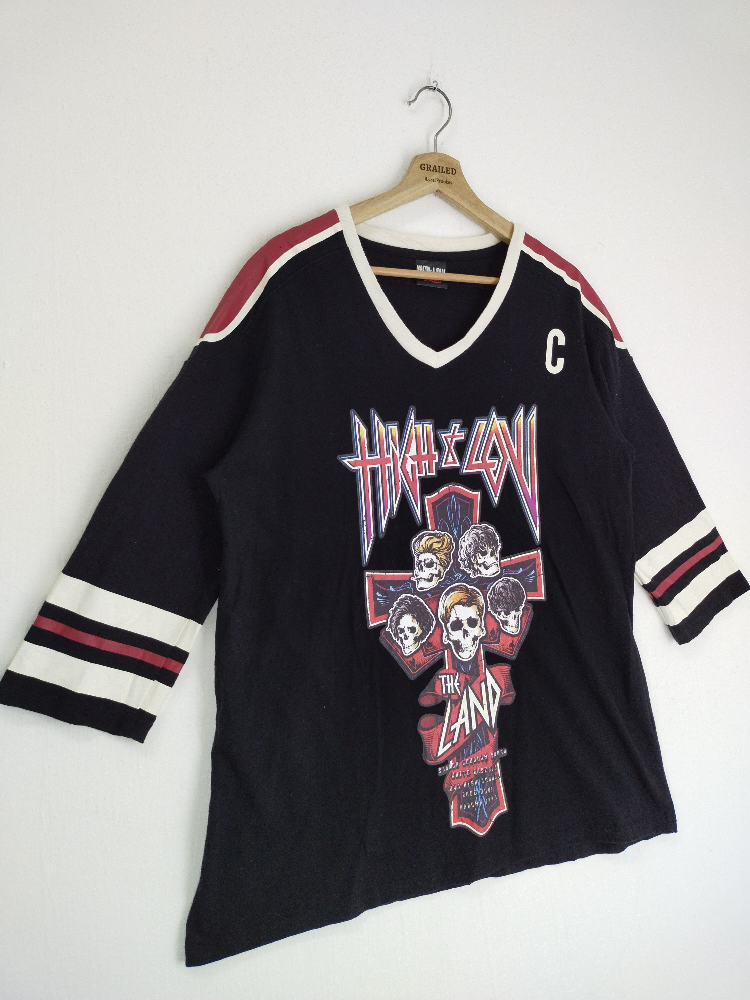 Japanese Brand VINTAGE HIGH&LOW THE LAND HOCKEY MUGEN YAMATO TEE Size US M / EU 48-50 / 2 - 2 Thumbnail