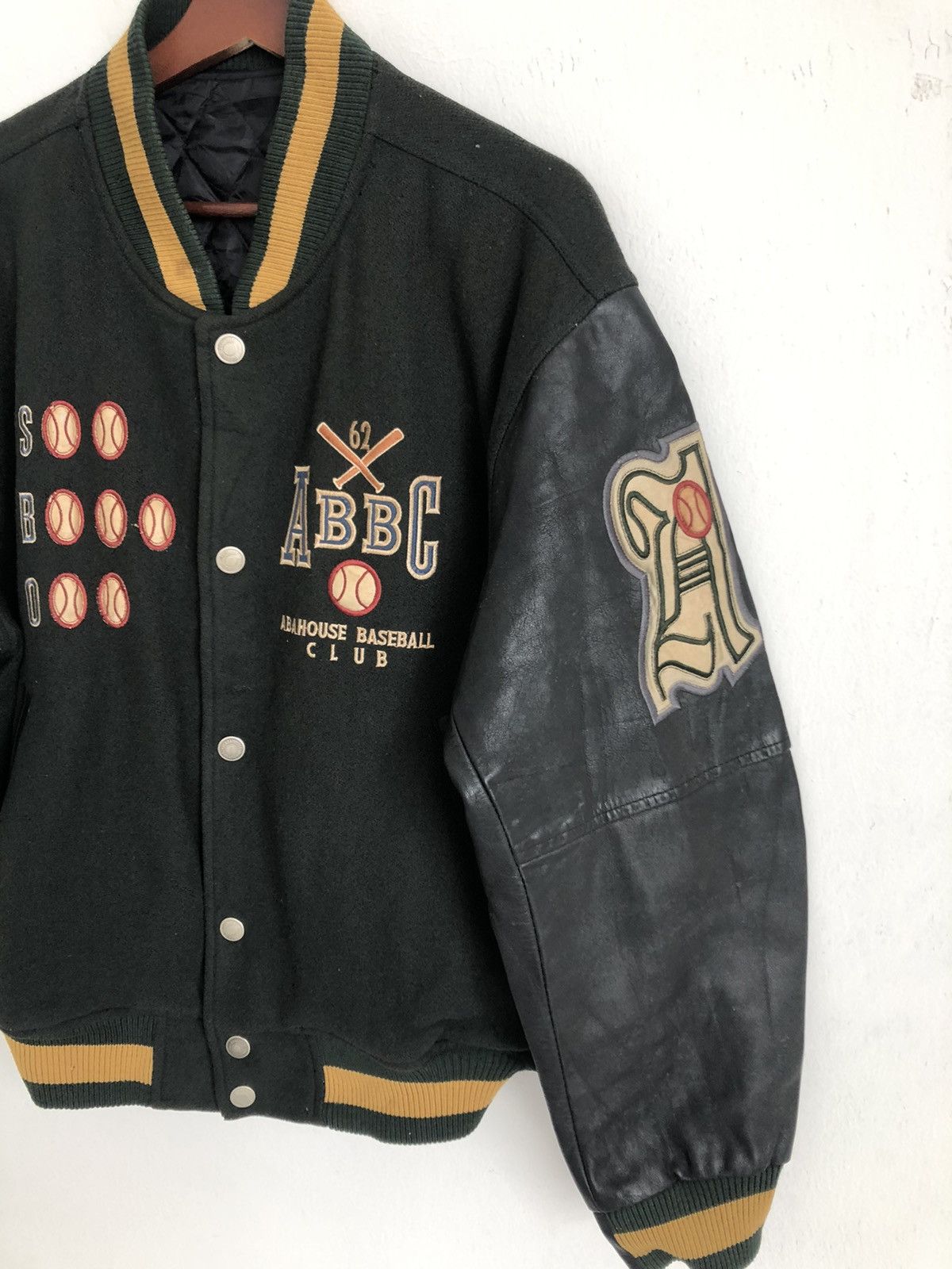 ABAHOUSE Abahouse The Finest Team 1962 Varsity Jacket Size US L / EU 52-54 / 3 - 3 Thumbnail