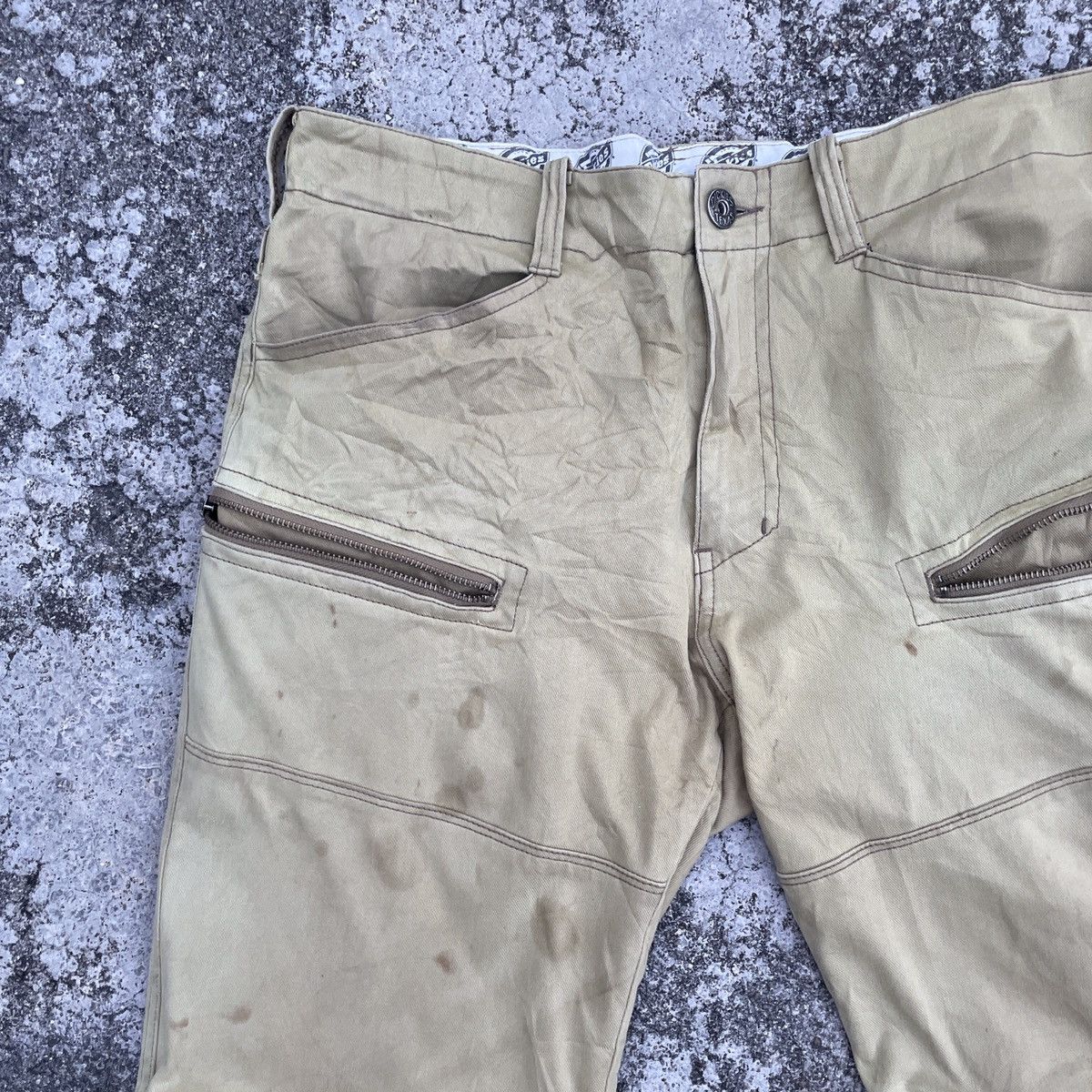 Dickies Vintage Dickies Tactical Distressed Bikers Pants Size US 35 - 3 Thumbnail