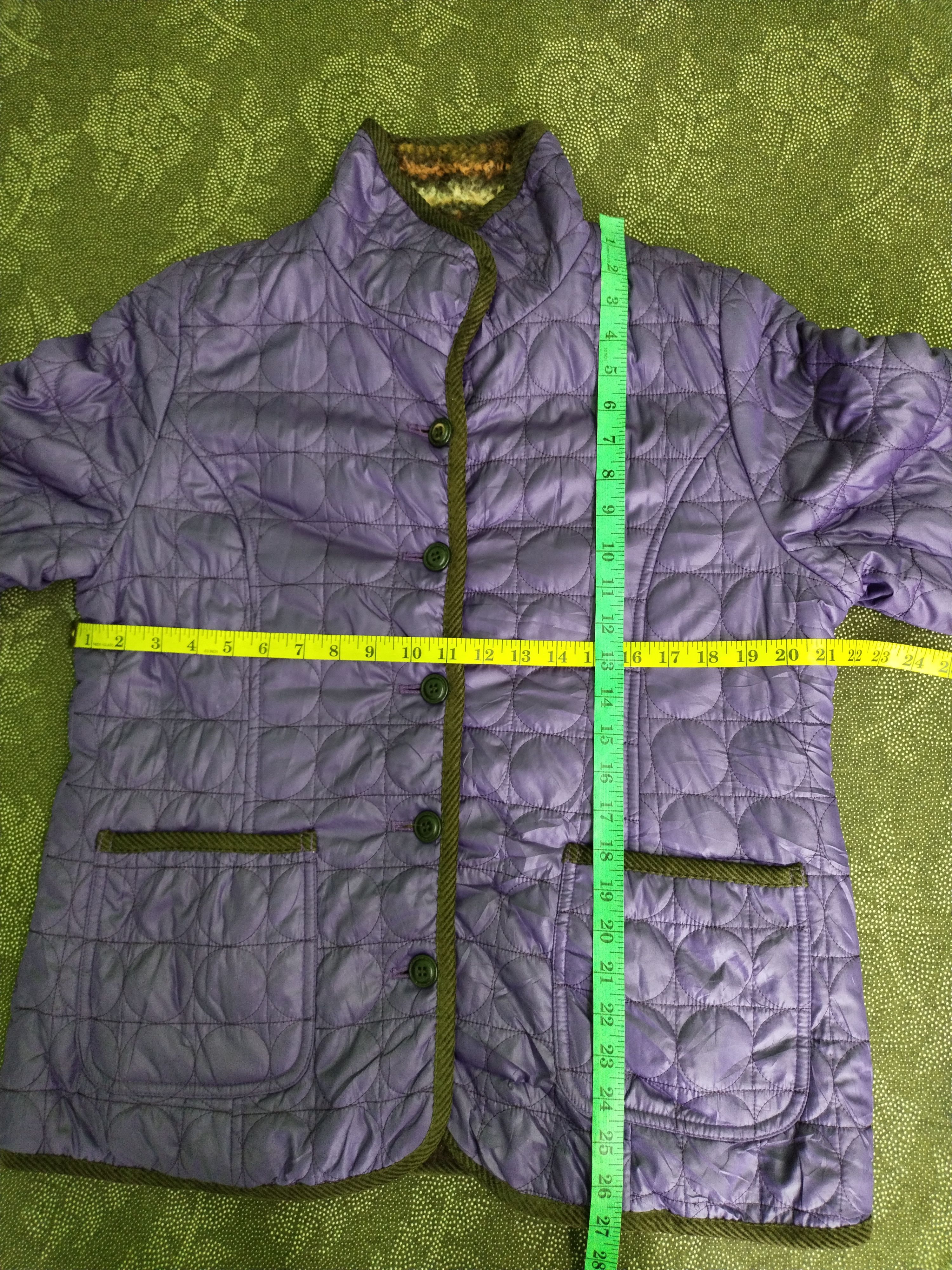 Japanese Brand VINTAGE GEO PRINT REVERSIBLE DOWN JACKET Size L / US 10 / IT 46 - 14 Thumbnail