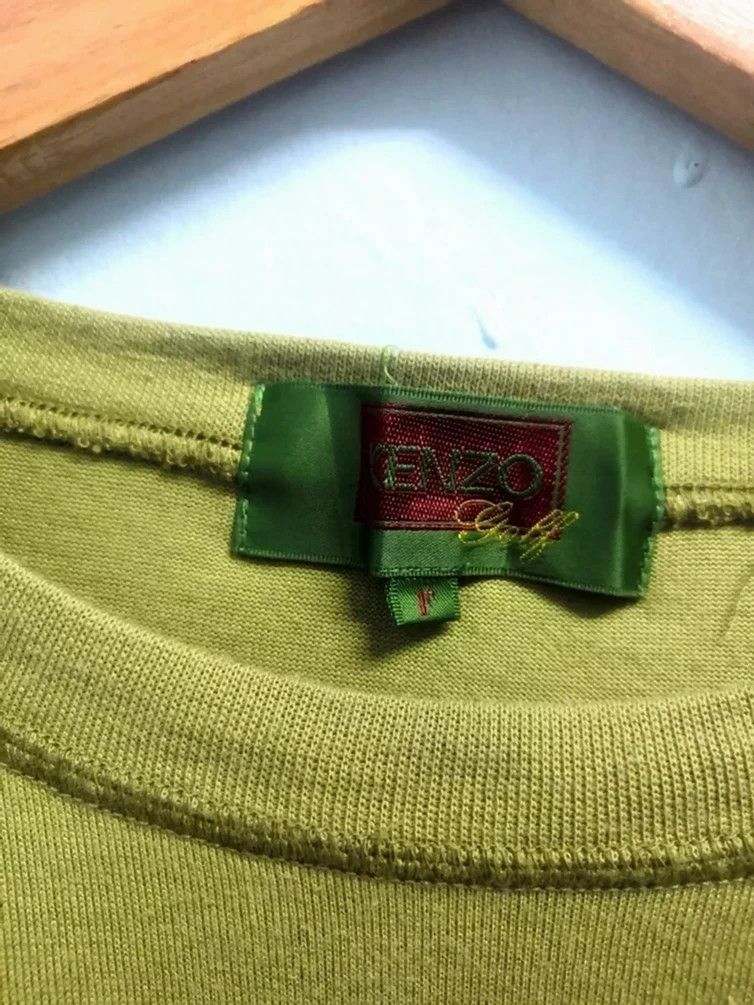 Japanese Brand Vintage Kenzo Golf Paris Tee Big Logo Spell Out Size US L / EU 52-54 / 3 - 4 Thumbnail