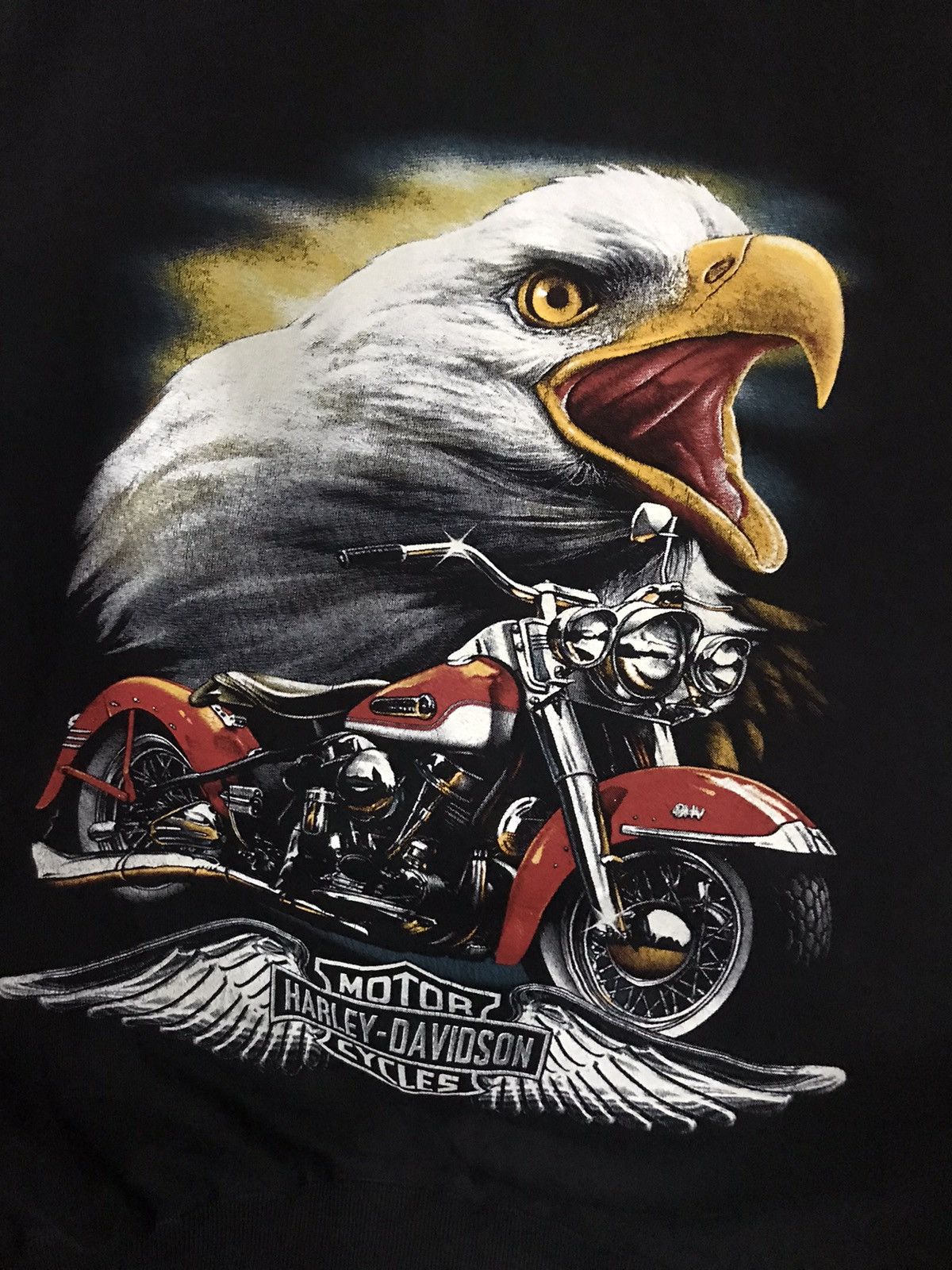 Harley Davidson Harley Davidson hoodie pullover back eagles printed Size US L / EU 52-54 / 3 - 6 Thumbnail