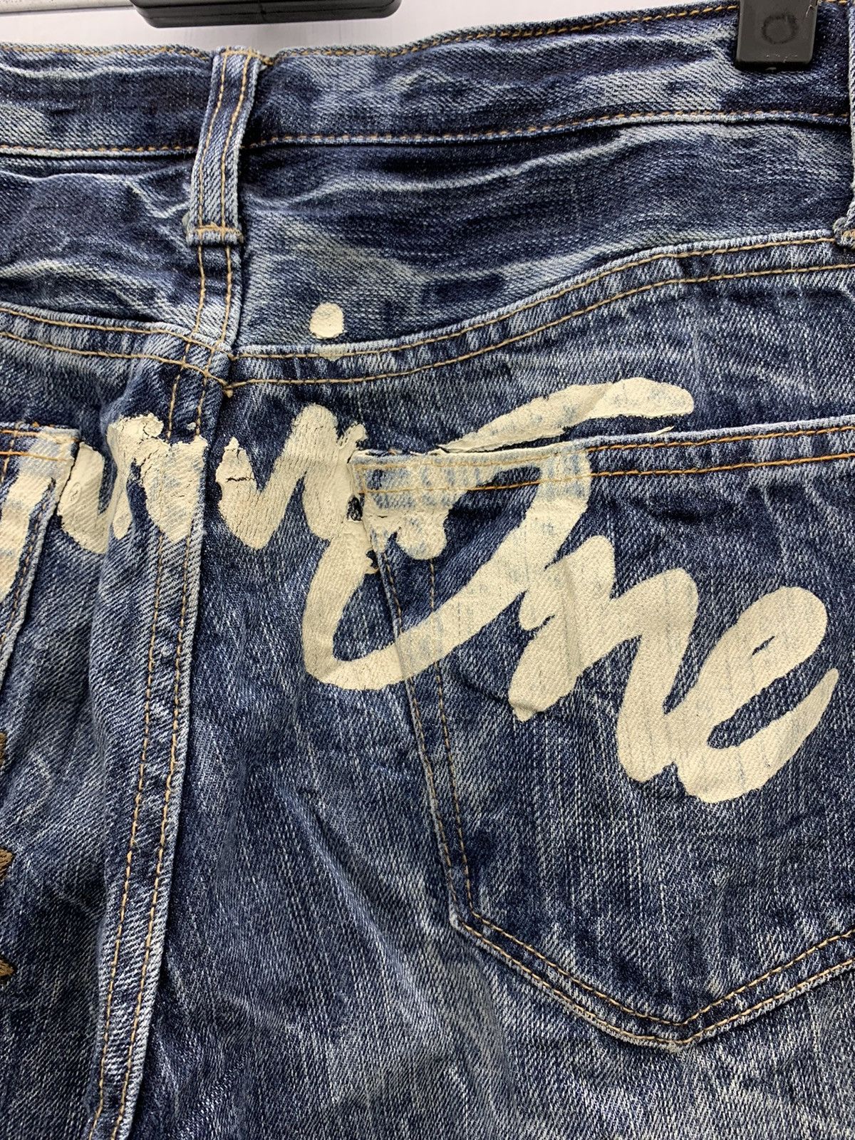 Japanese Brand 🤝🏻accept offer🤝🏻 Limited Embroidery Logo Design Sirmione Denim Size US 29 - 15 Thumbnail