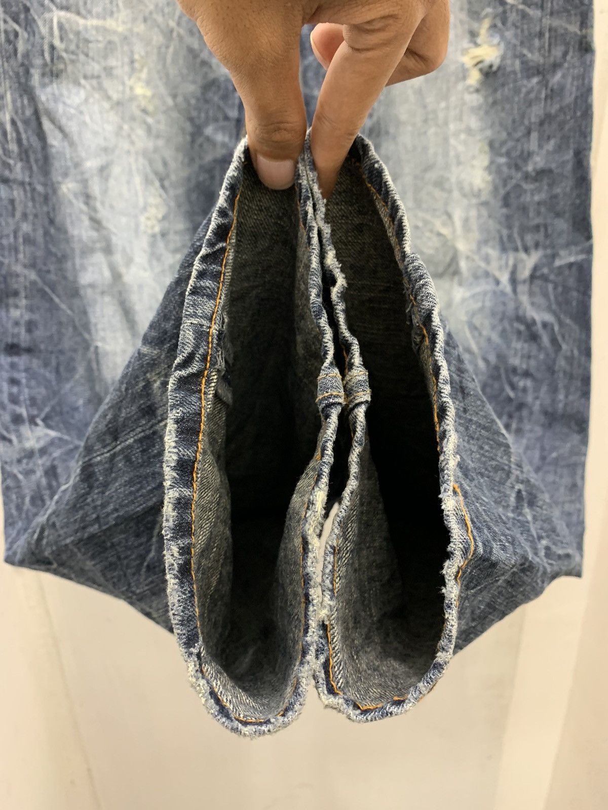Japanese Brand 🤝🏻accept offer🤝🏻 Limited Embroidery Logo Design Sirmione Denim Size US 29 - 13 Thumbnail