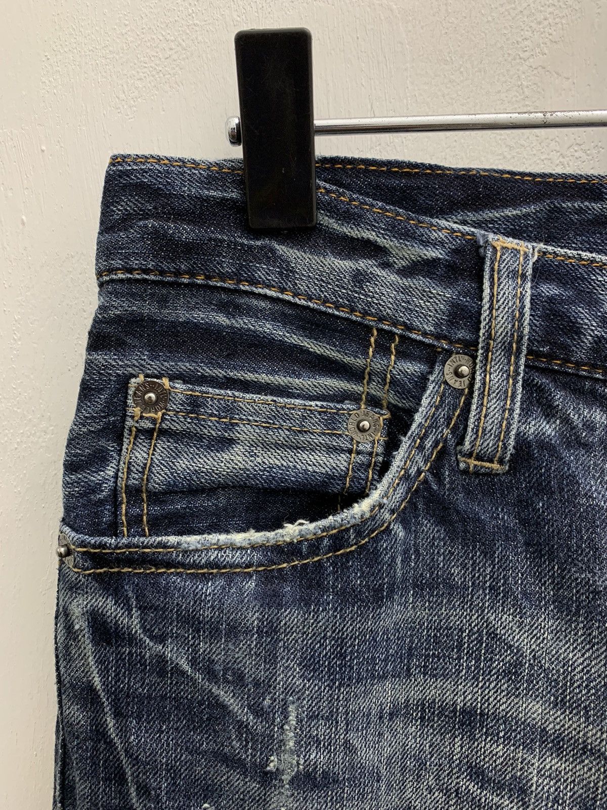 Japanese Brand 🤝🏻accept offer🤝🏻 Limited Embroidery Logo Design Sirmione Denim Size US 29 - 10 Thumbnail