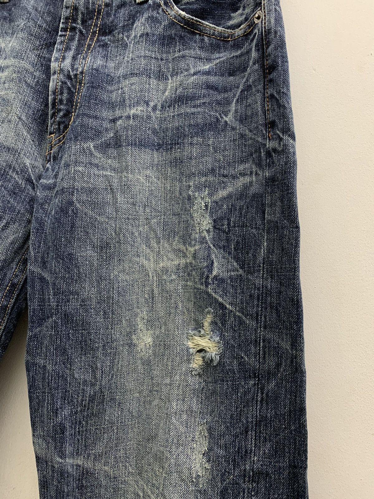 Japanese Brand 🤝🏻accept offer🤝🏻 Limited Embroidery Logo Design Sirmione Denim Size US 29 - 11 Thumbnail