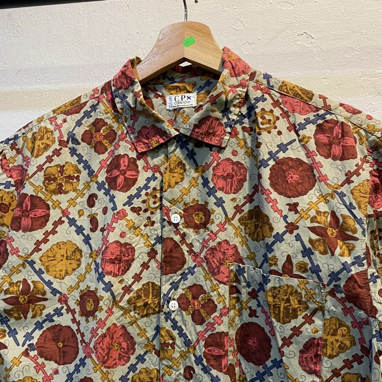 C.P. Company cp company Floral Design shirt vintage Size US M / EU 48-50 / 2 - 3 Thumbnail