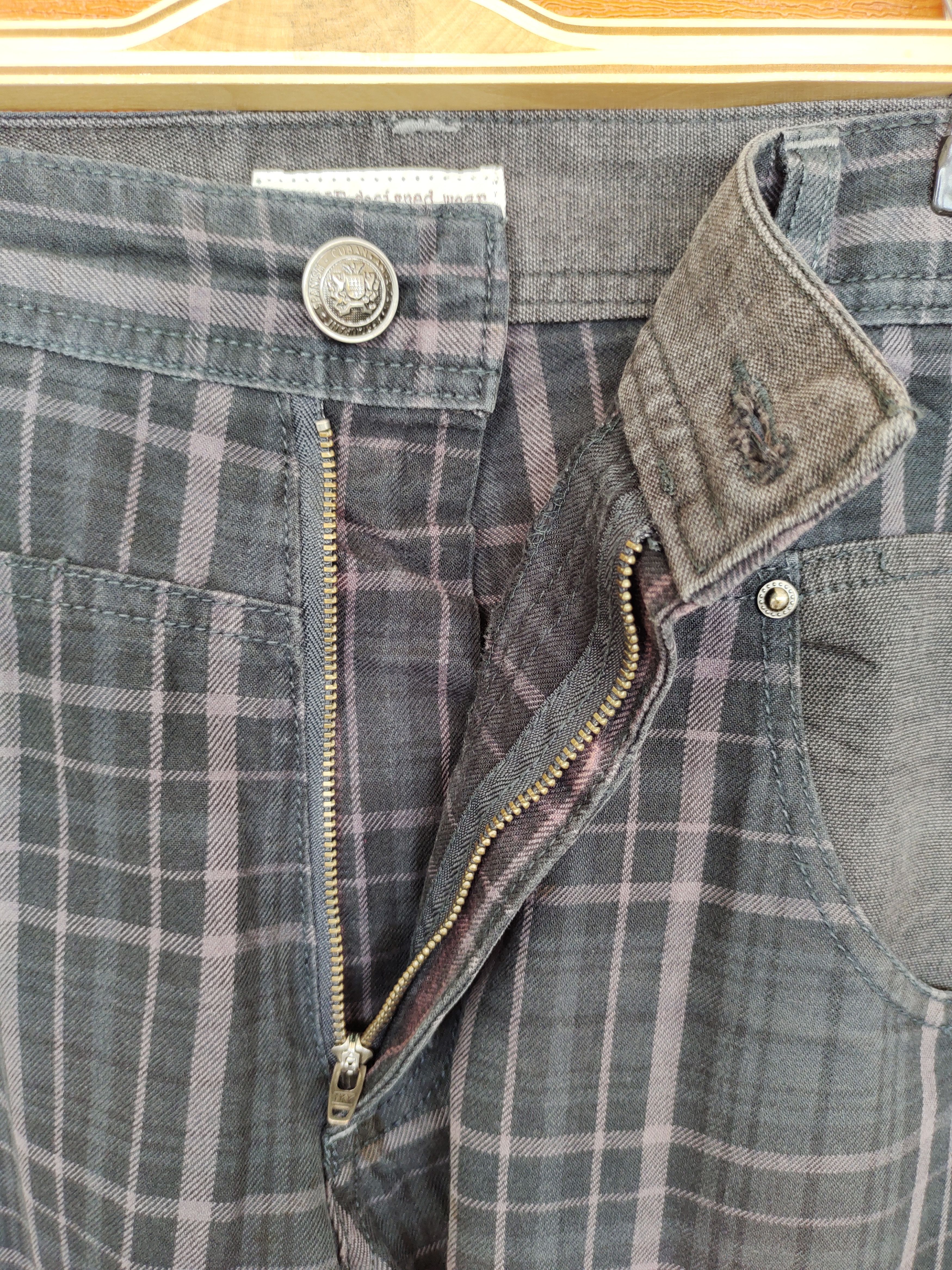 Hysteric Glamour Vintage Otarie Japan Checkered Plaid Pants Size US 32 / EU 48 - 23 Thumbnail