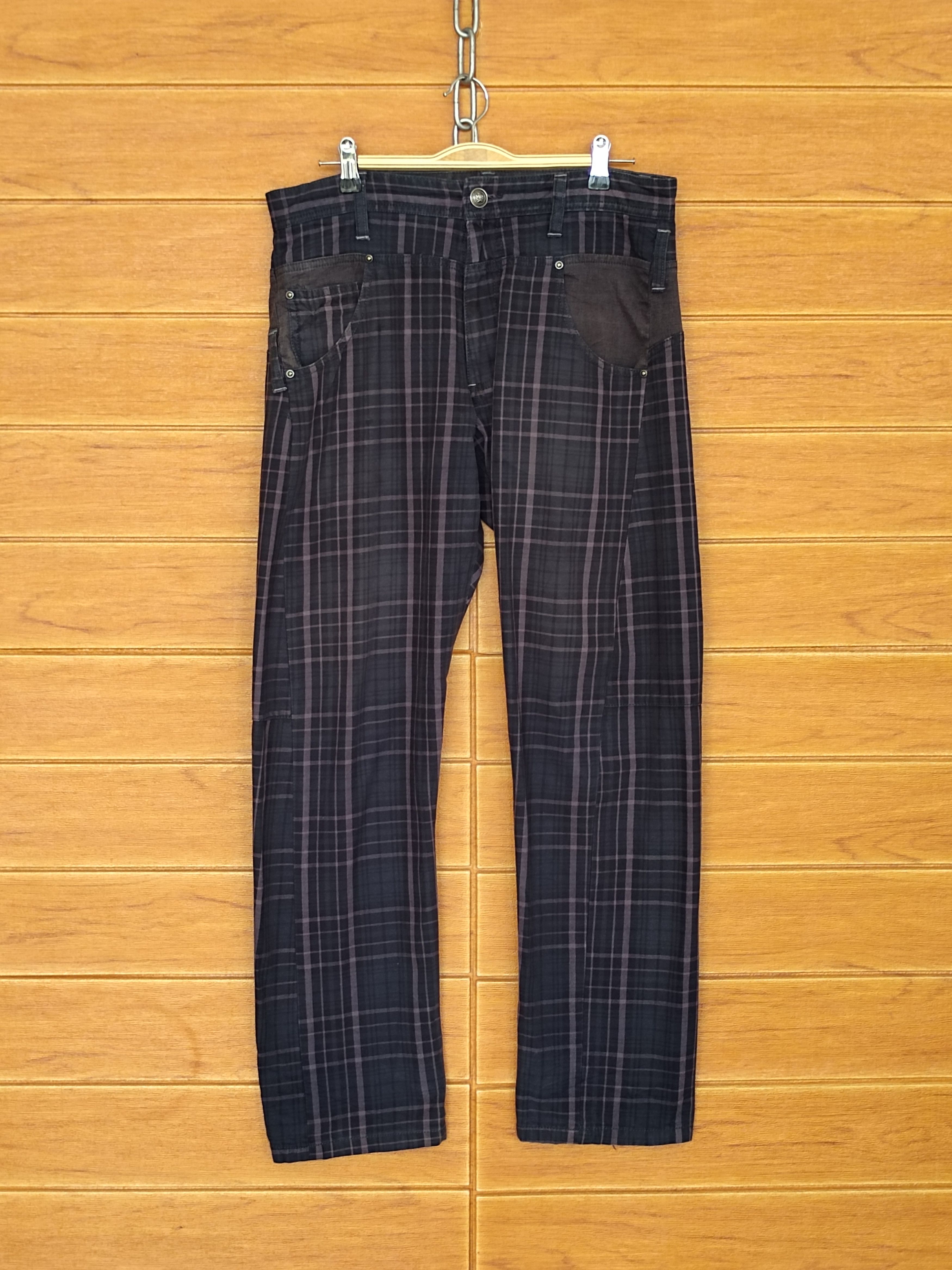 Hysteric Glamour Vintage Otarie Japan Checkered Plaid Pants Size US 32 / EU 48 - 10 Thumbnail