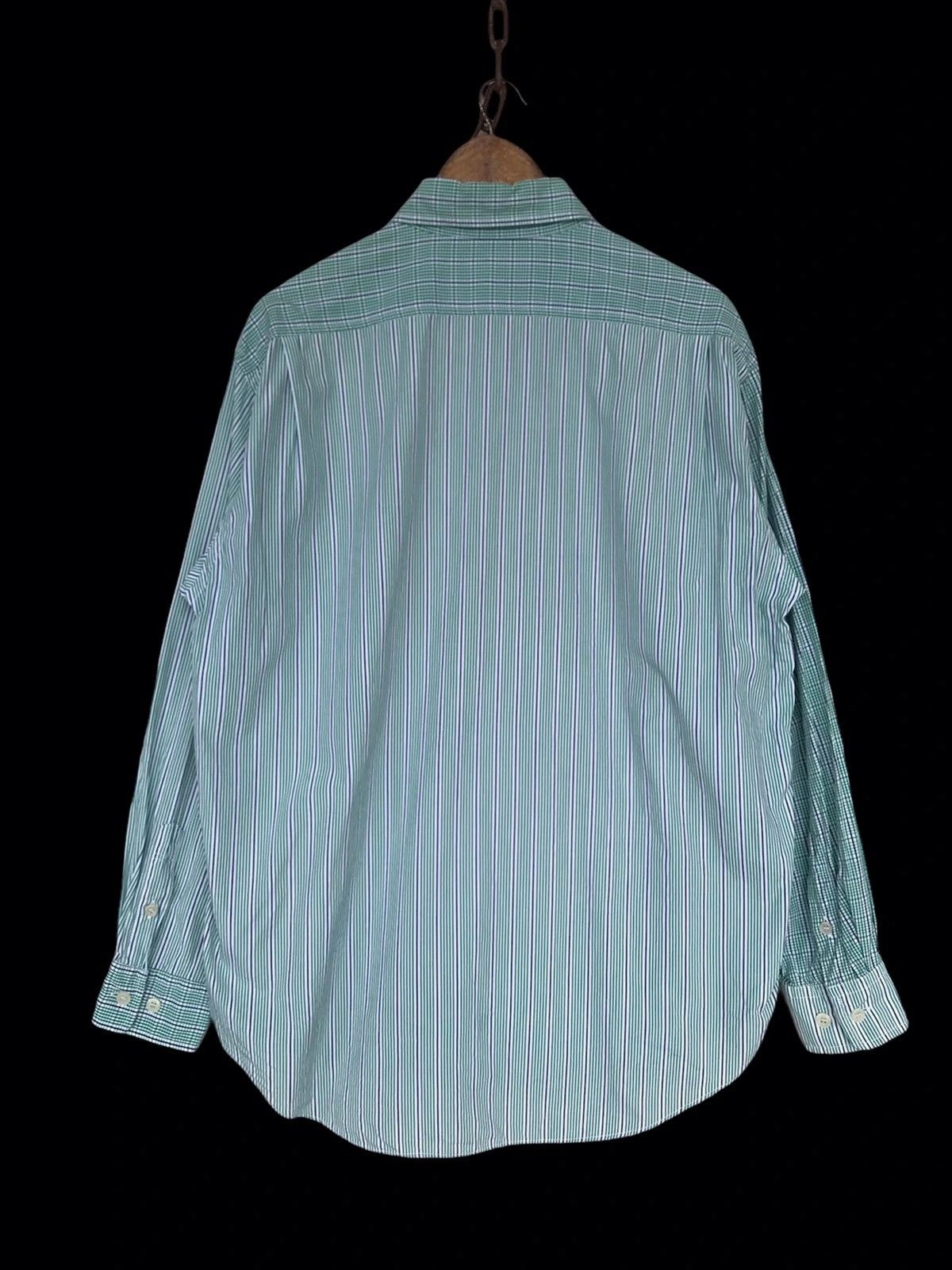 Nigel Cabourn 🔥Vintage Nigel Cabourn Patchwork Shirt Button Size US L / EU 52-54 / 3 - 3 Thumbnail