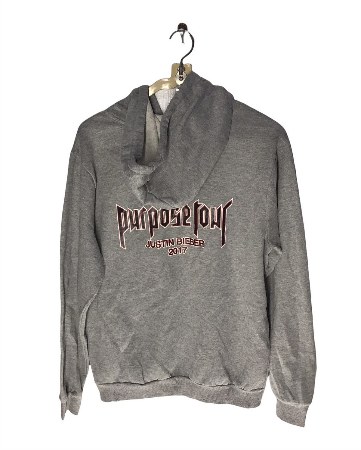 Band Tees × Justin Bieber Hoodie pullover printed Justin Bieber purpose tour Size US M / EU 48-50 / 2 - 2 Thumbnail