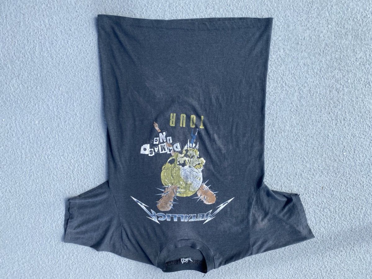Band Tees × Vintage VINTAGE 1980’s METALLICA DAMAGE INC. PARKING LOT SHIRT Size US S / EU 44-46 / 1 - 1 Thumbnail