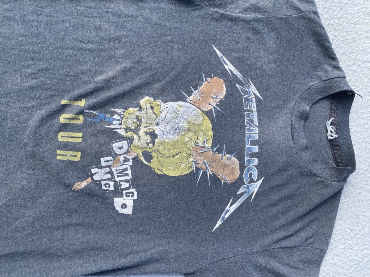 Band Tees × Vintage VINTAGE 1980’s METALLICA DAMAGE INC. PARKING LOT SHIRT Size US S / EU 44-46 / 1 - 2 Thumbnail
