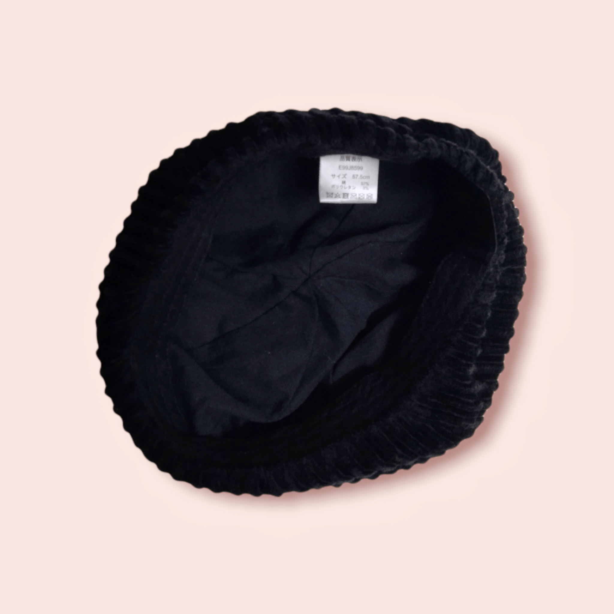 Vintage VINTAGE JAPAN BLACK CORDUROY BERET Size ONE SIZE - 10 Thumbnail