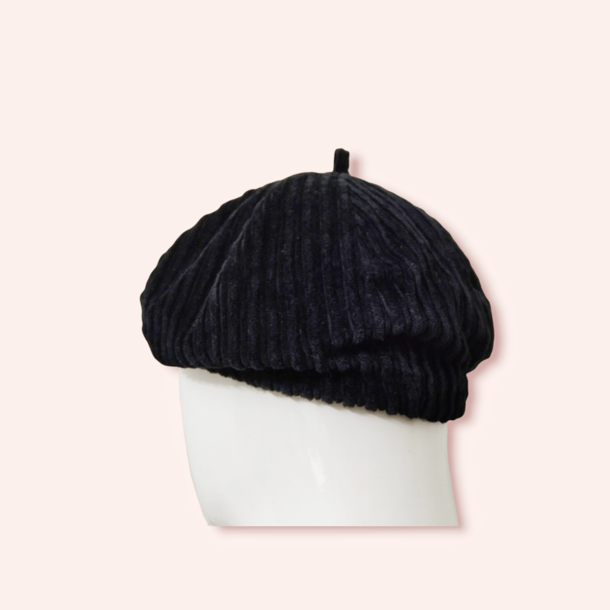 Vintage VINTAGE JAPAN BLACK CORDUROY BERET Size ONE SIZE - 7 Thumbnail