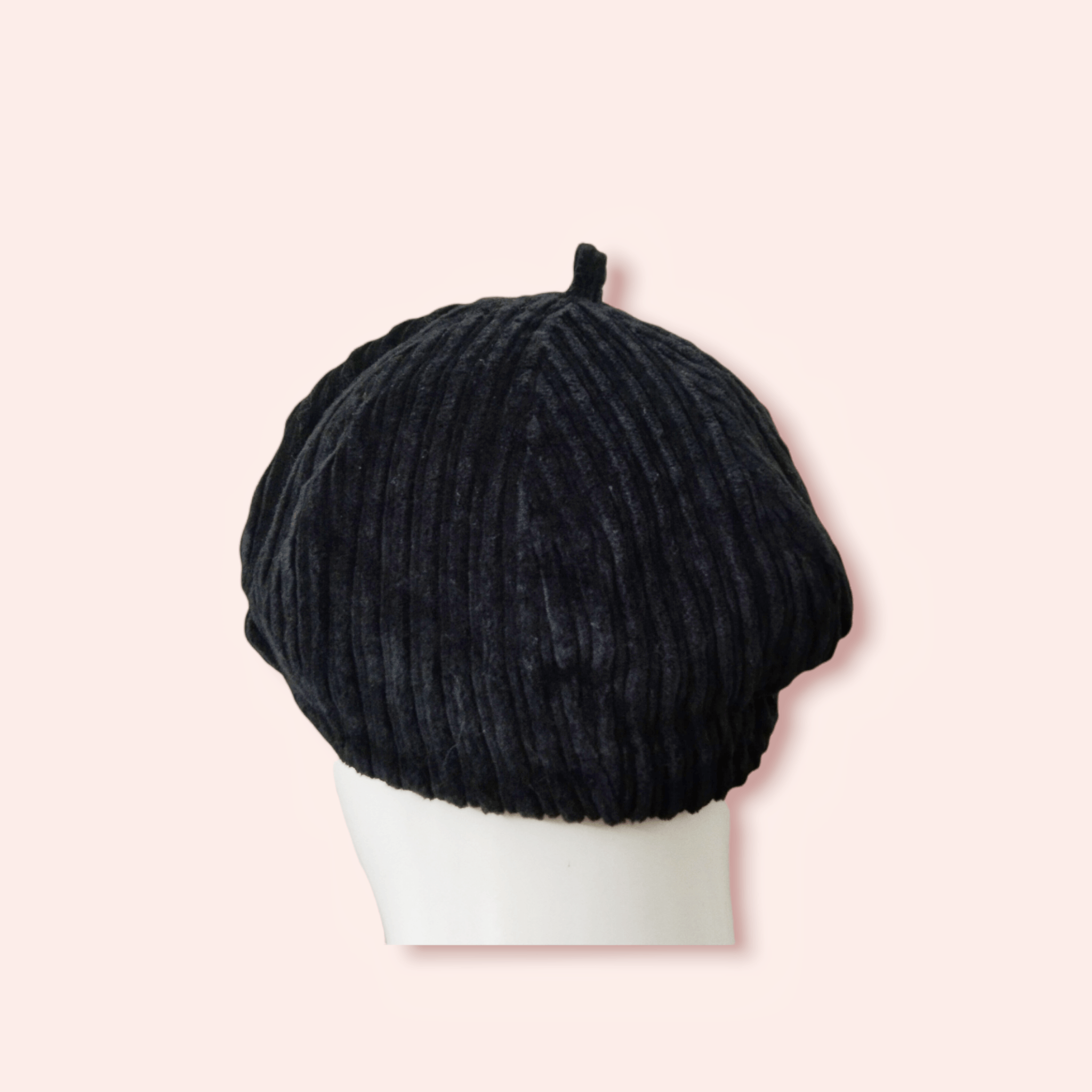 Vintage VINTAGE JAPAN BLACK CORDUROY BERET Size ONE SIZE - 8 Thumbnail