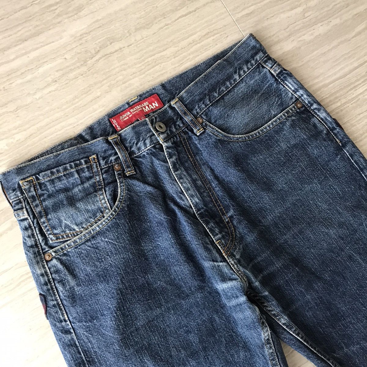 Comme des Garcons Junya Watanabe x Levis Plaid Jeans Straight Size US 30 / EU 46 - 2 Thumbnail