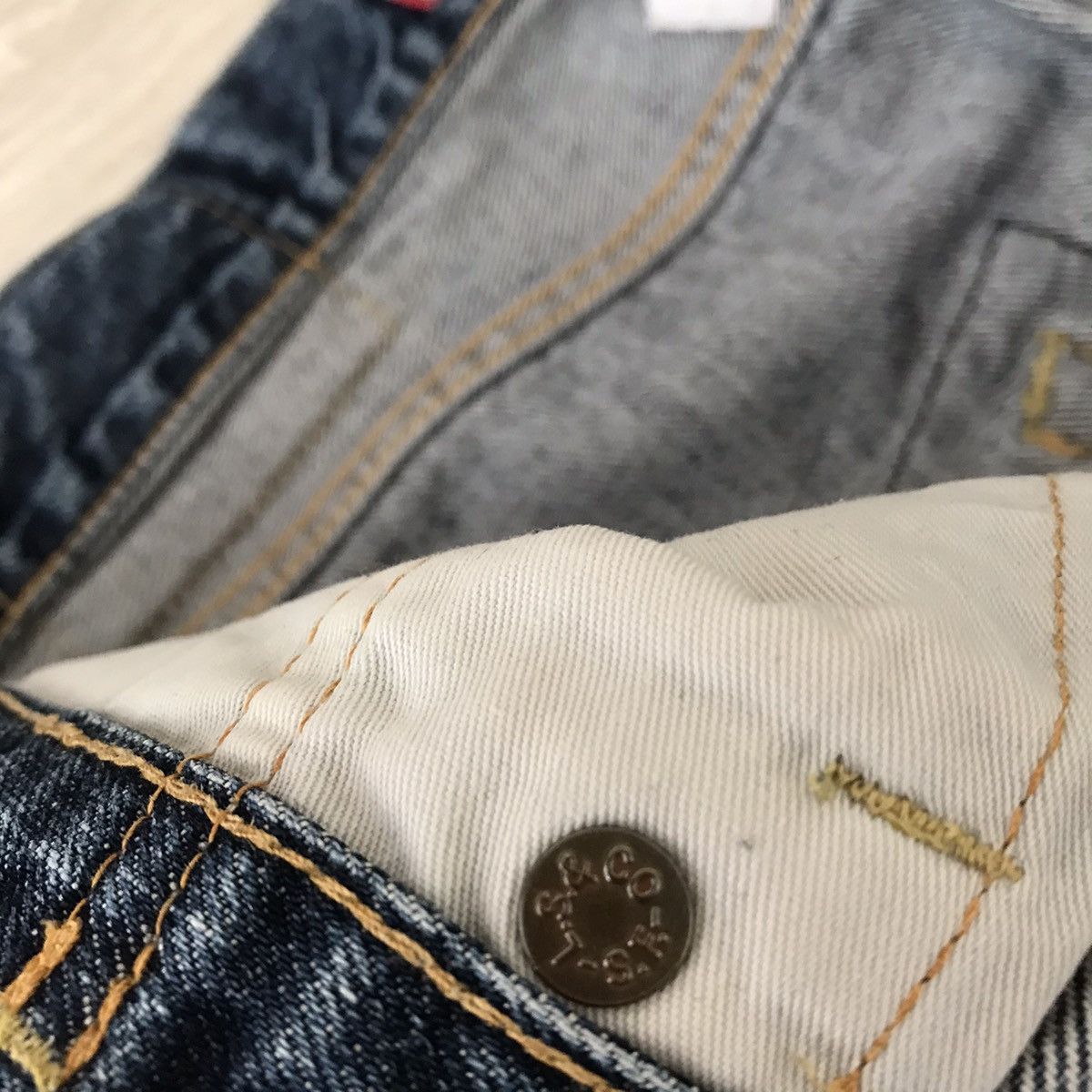 Comme des Garcons Junya Watanabe x Levis Plaid Jeans Straight Size US 30 / EU 46 - 6 Thumbnail