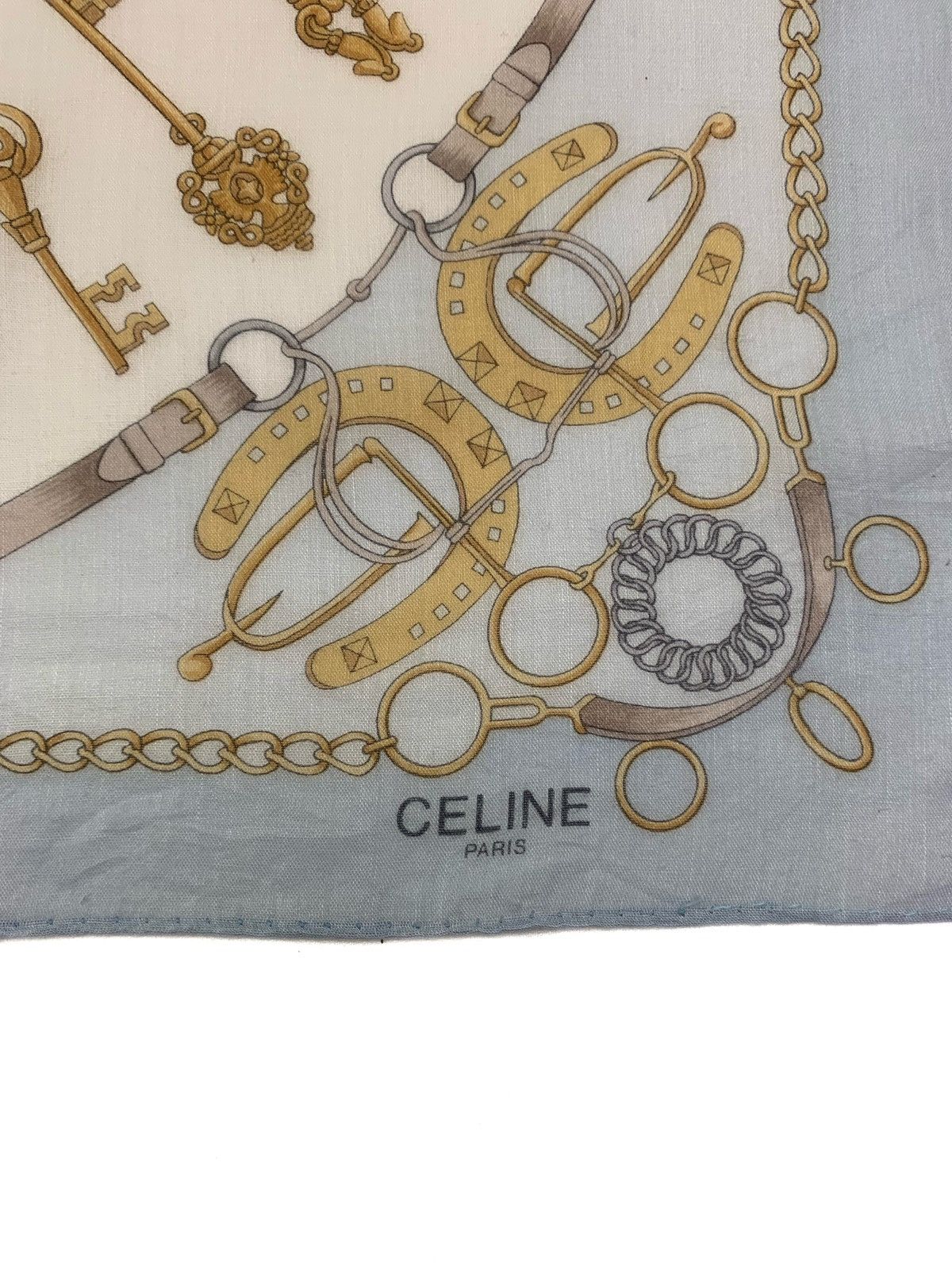 Celine celine bandana handkerchief neckerchief turban pocketsquare Size ONE SIZE - 3 Thumbnail