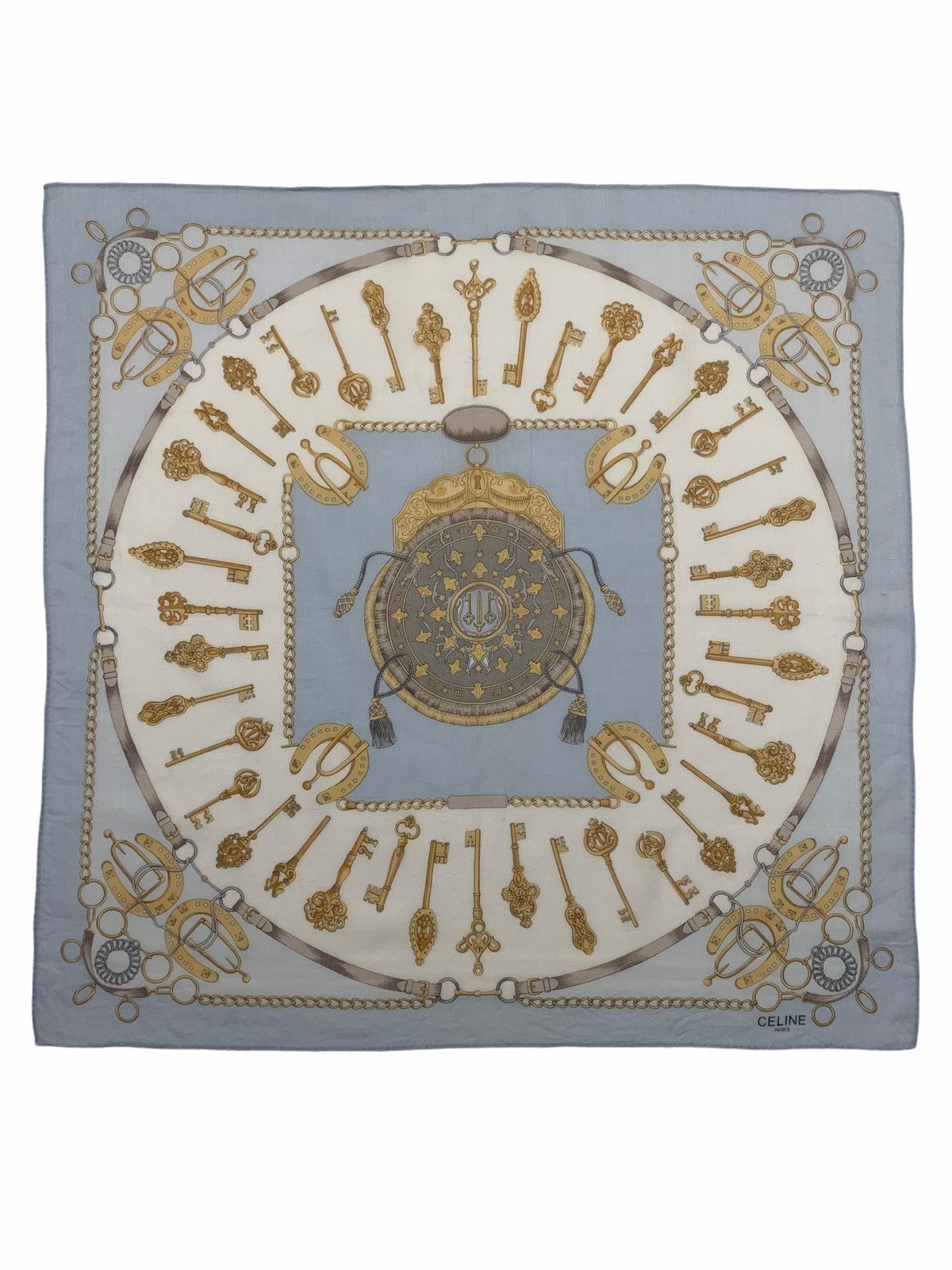 Celine celine bandana handkerchief neckerchief turban pocketsquare Size ONE SIZE - 2 Thumbnail