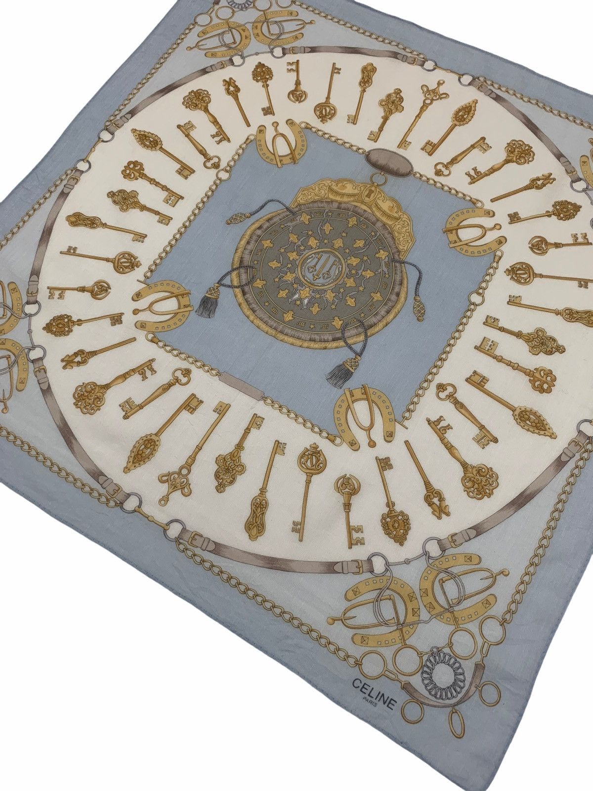 Celine celine bandana handkerchief neckerchief turban pocketsquare Size ONE SIZE - 4 Thumbnail