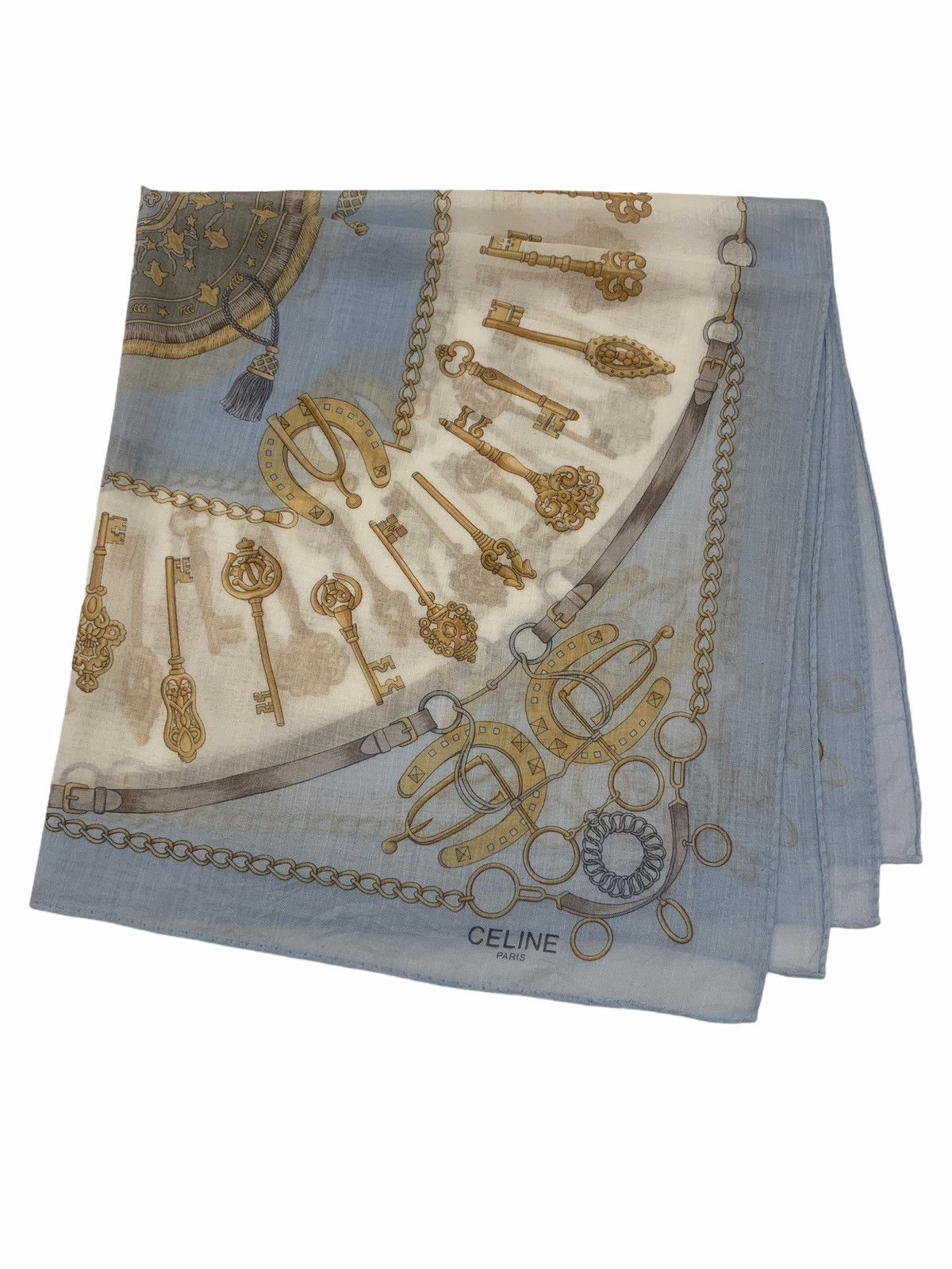 Celine celine bandana handkerchief neckerchief turban pocketsquare Size ONE SIZE - 1 Thumbnail