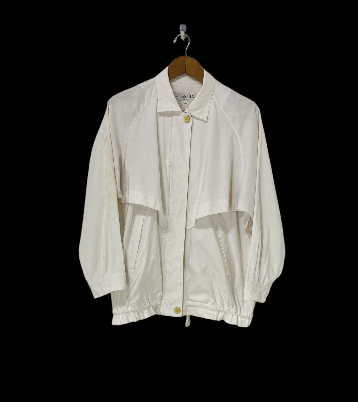 Christian Dior Monsieur Christian Dior Light Jacket Design Logo CD Sport Slevee Size L / US 10 / IT 46 - 1 Thumbnail