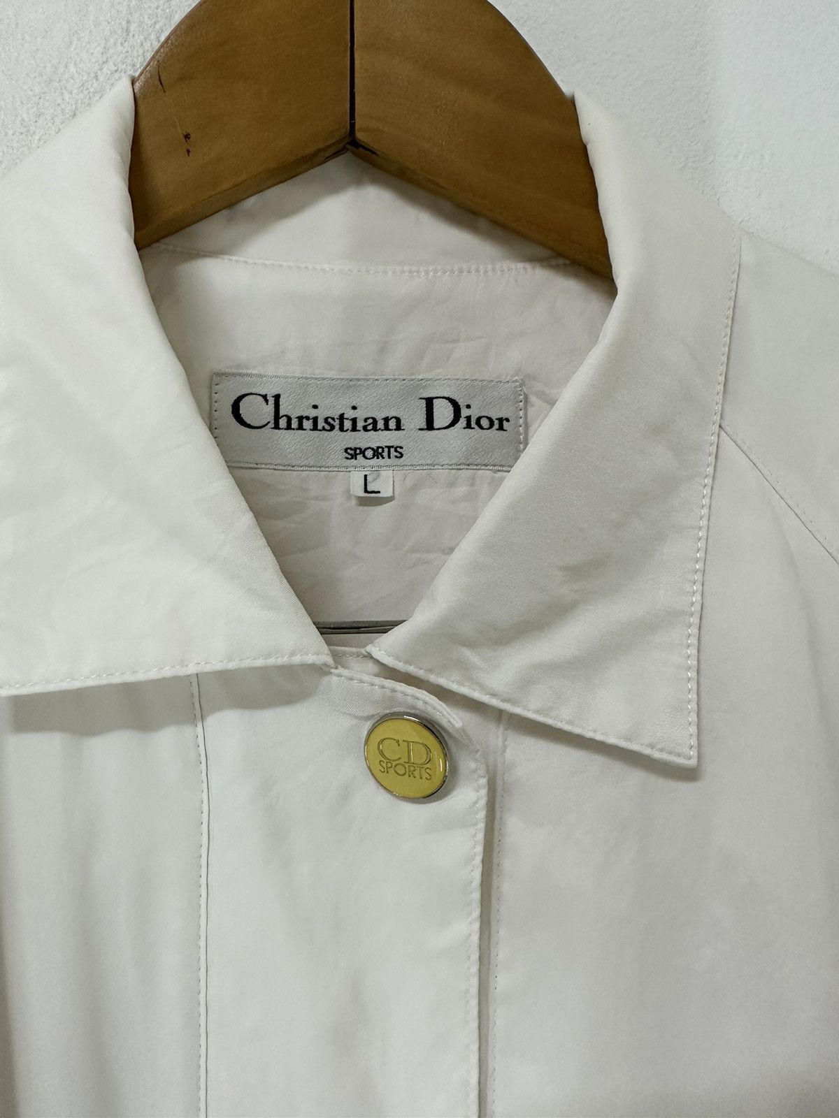 Christian Dior Monsieur Christian Dior Light Jacket Design Logo CD Sport Slevee Size L / US 10 / IT 46 - 3 Thumbnail