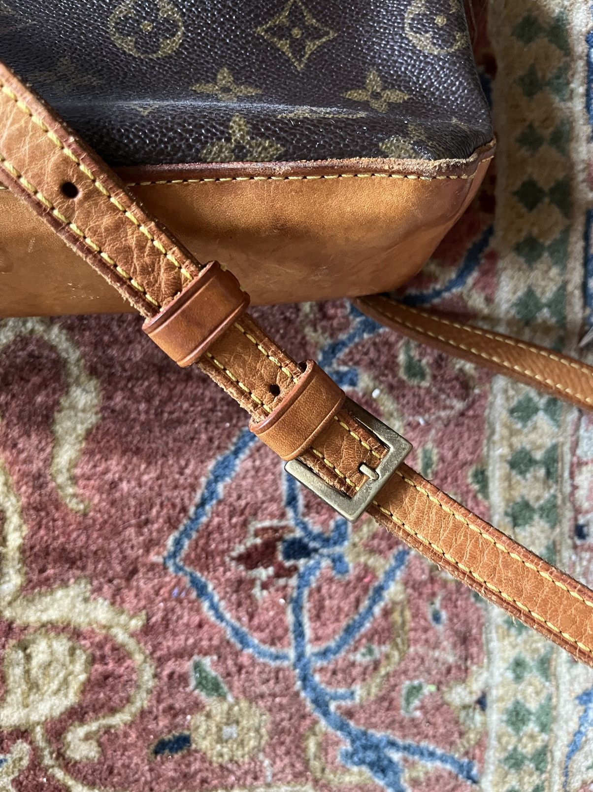 Louis Vuitton Trotteur Vintage Brown Monogram Canvas Cross