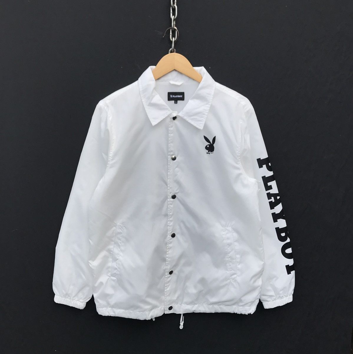 ☆Playboy x dreamteam Logo Coach Jacket☆ ☆Playboy x dreamteam Logo Coach Jacket☆