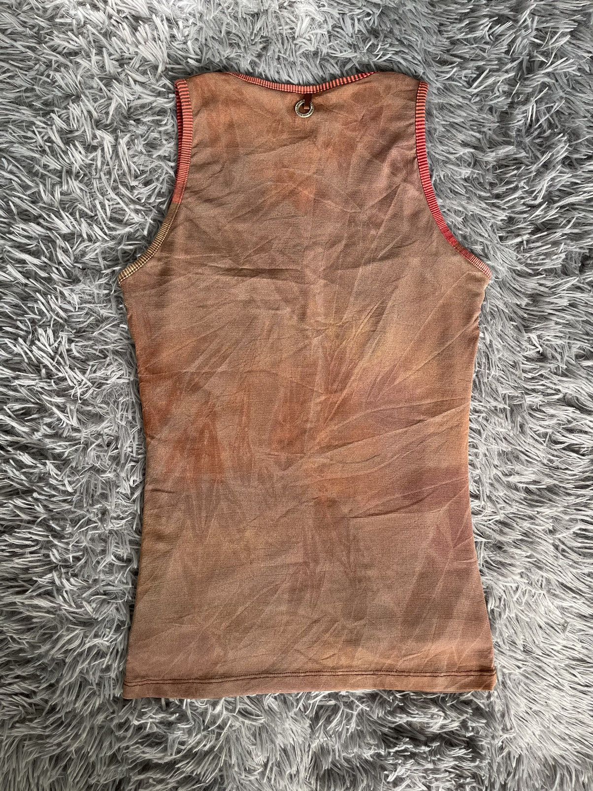 Vintage Save the Queen mesh Y2K vintage avant garde tank top Size L / US 10 / IT 46 - 11 Thumbnail