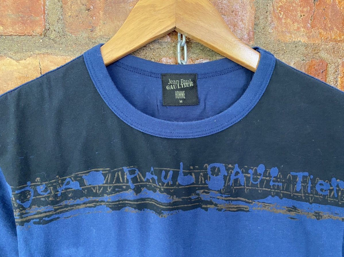 Jean Paul Gaultier Vtg JPG Punk Chest logo ring tee Size US S / EU 44-46 / 1 - 5 Thumbnail