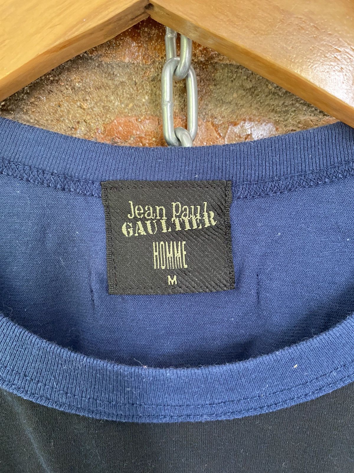 Jean Paul Gaultier Vtg JPG Punk Chest logo ring tee Size US S / EU 44-46 / 1 - 10 Thumbnail