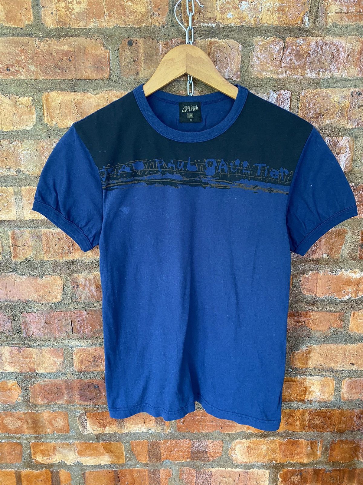 Jean Paul Gaultier Vtg JPG Punk Chest logo ring tee Size US S / EU 44-46 / 1 - 3 Thumbnail