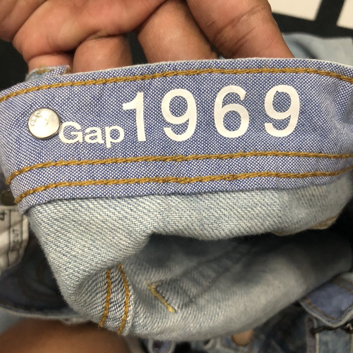 Gap Vintage Gap 1969 Jeans Lightwash Denim Jumpsuit Size US 31 - 8 Thumbnail