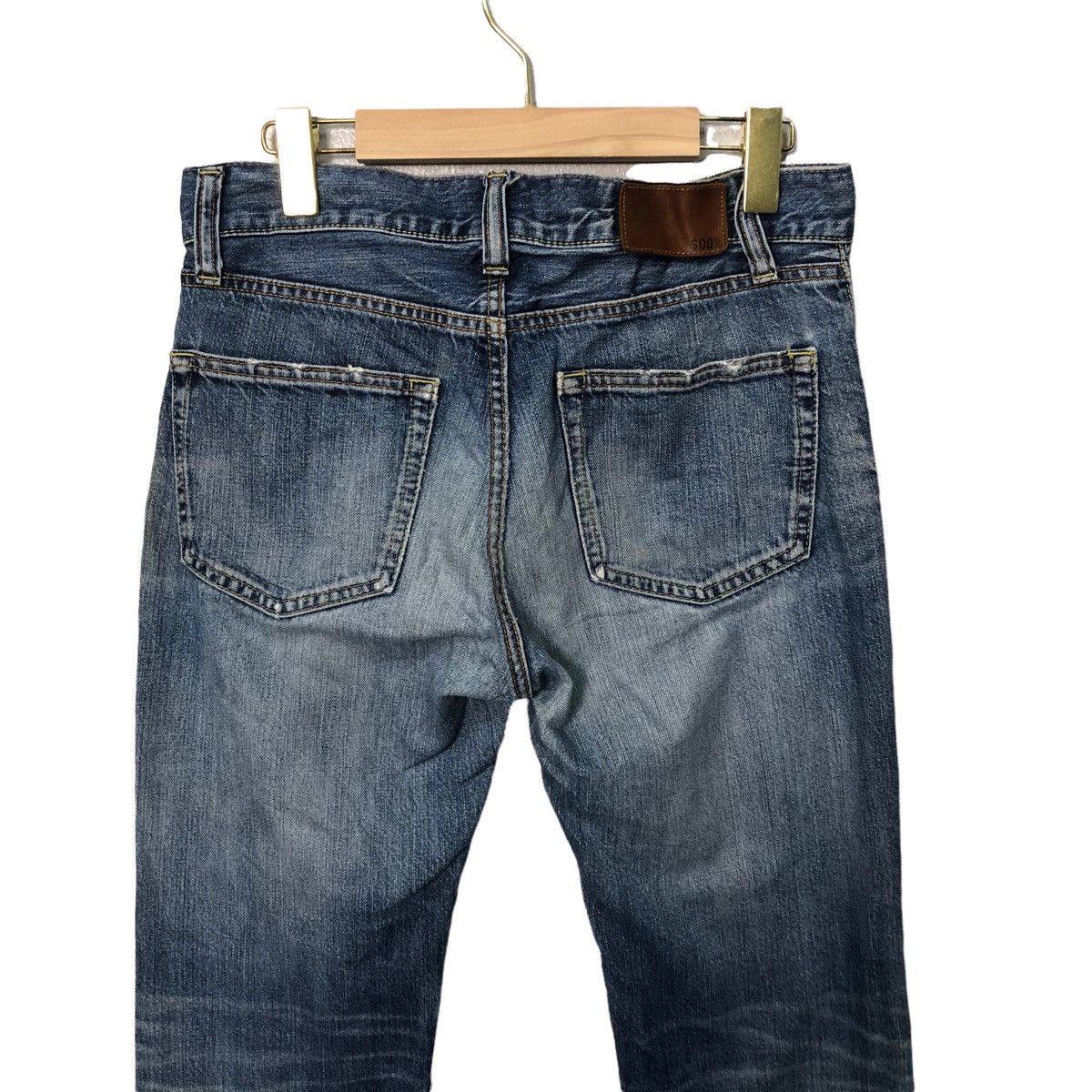 Japanese Brand Vintage Uniqlo Jeans Distressed Denim Pants W31 Size US 31 - 5 Thumbnail