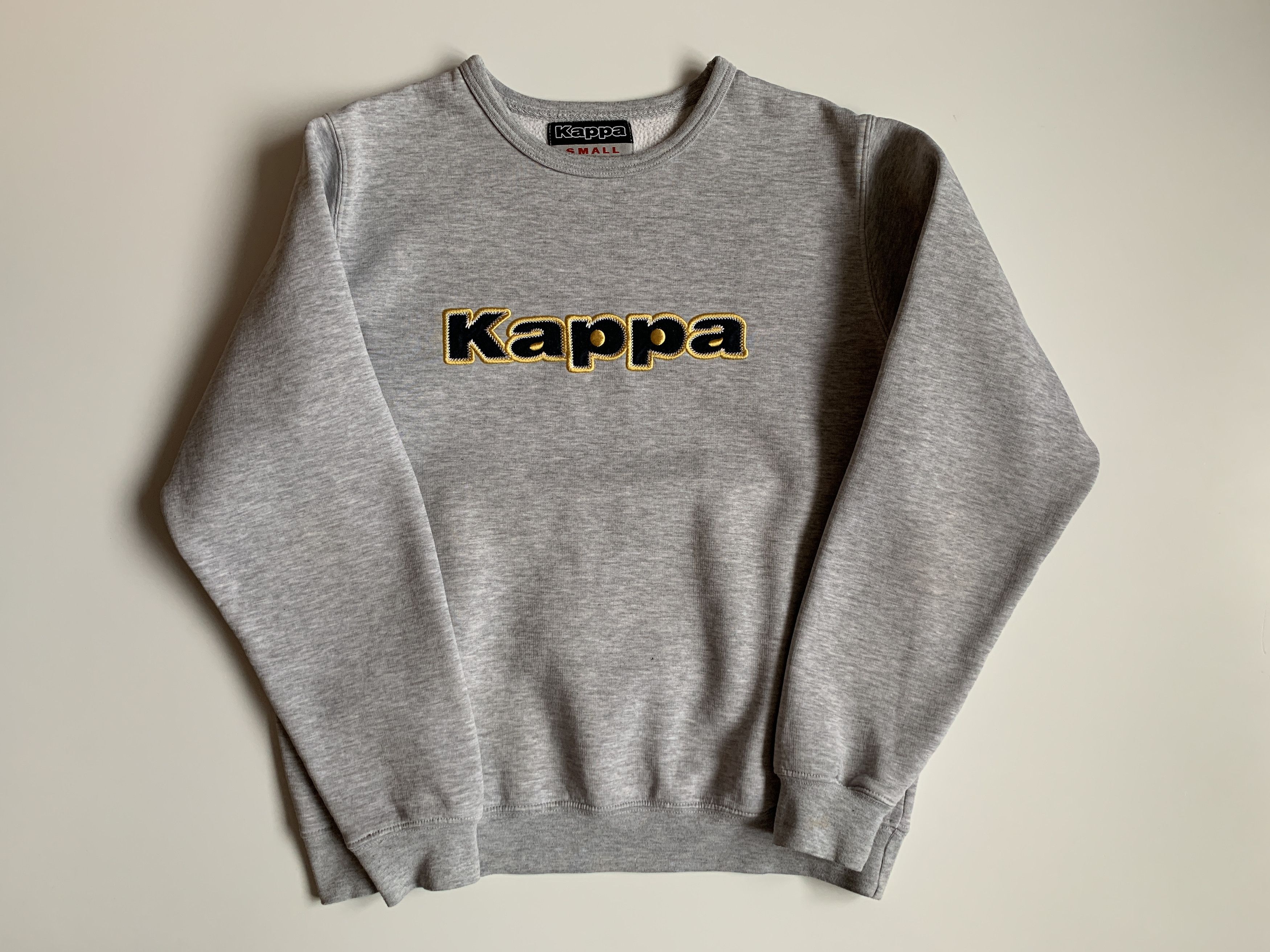 Kappa × Vintage Kappa Vintage Big Logo Sweatshirt Size S Gray Size US S / EU 44-46 / 1 - 2 Thumbnail