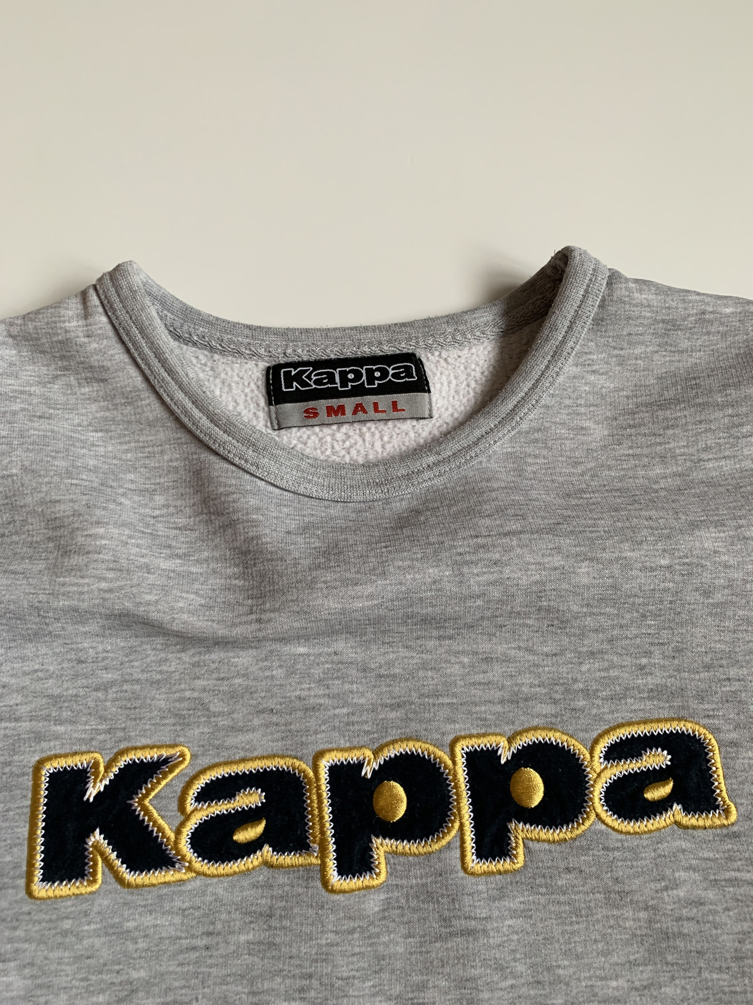 Kappa × Vintage Kappa Vintage Big Logo Sweatshirt Size S Gray Size US S / EU 44-46 / 1 - 3 Thumbnail