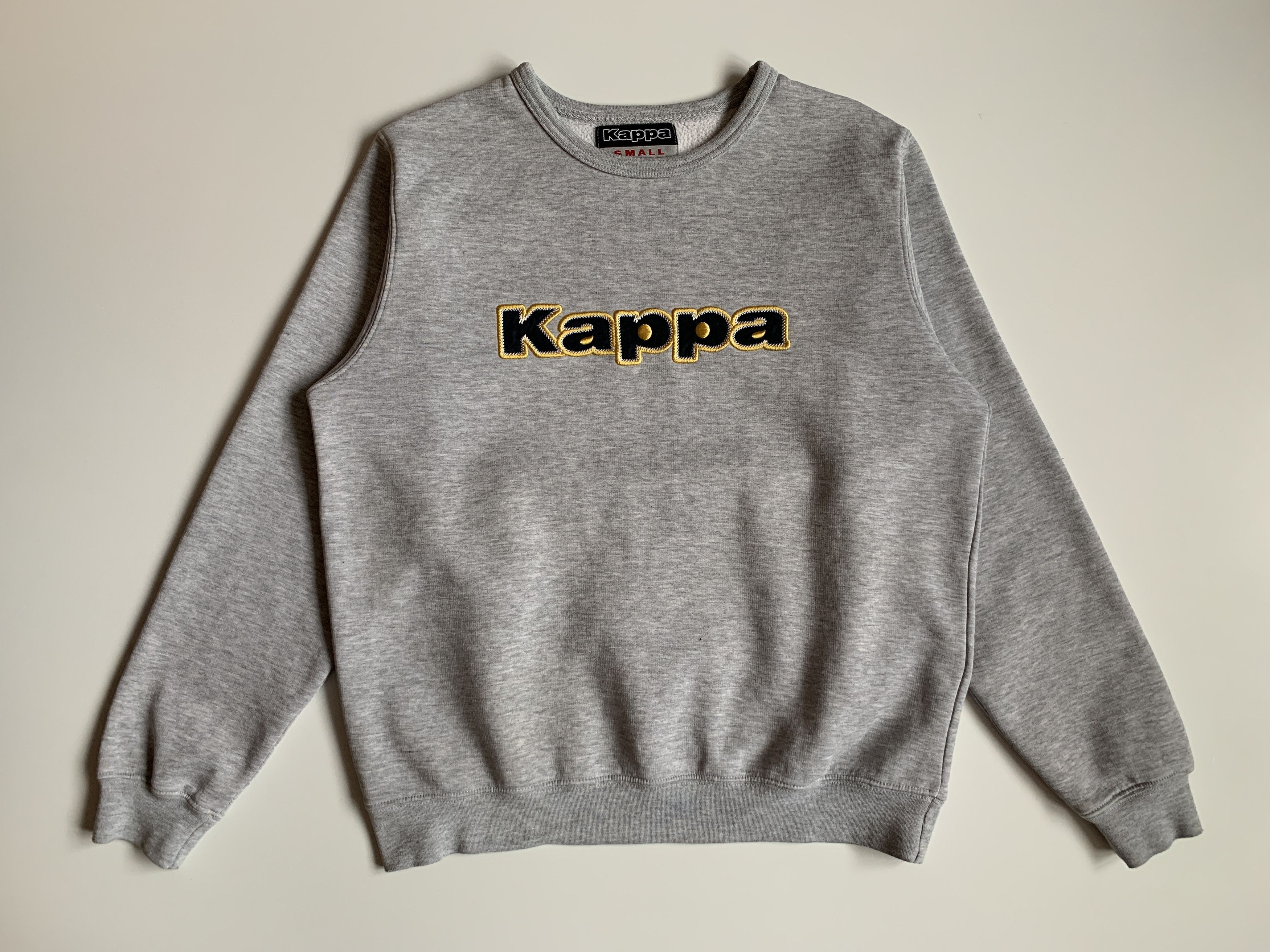Kappa × Vintage Kappa Vintage Big Logo Sweatshirt Size S Gray Size US S / EU 44-46 / 1 - 1 Thumbnail