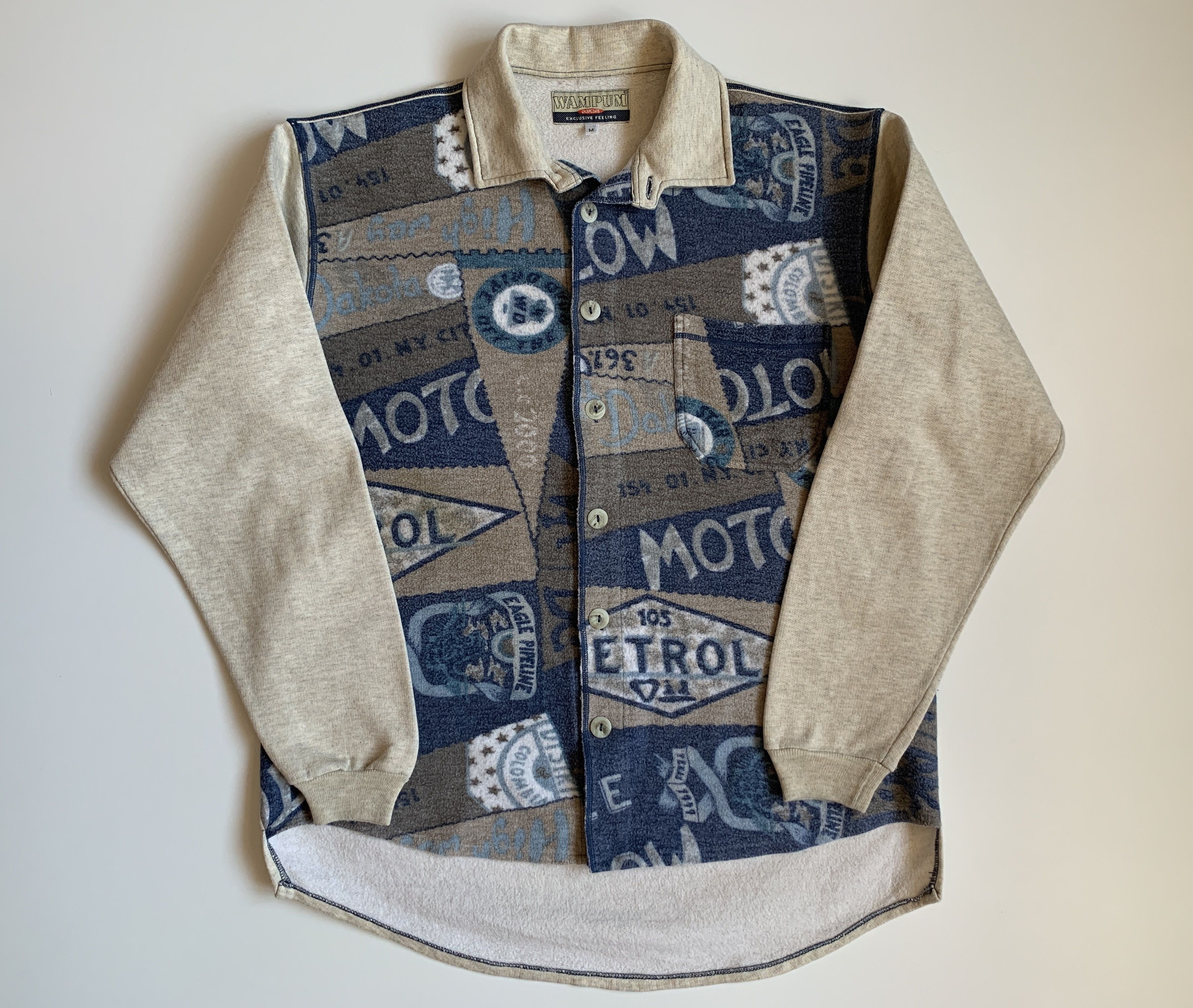 Other 90's Wampum Vintage Men's Shirt Overshirt Sweatshirt Size US M / EU 48-50 / 2 - 3 Thumbnail