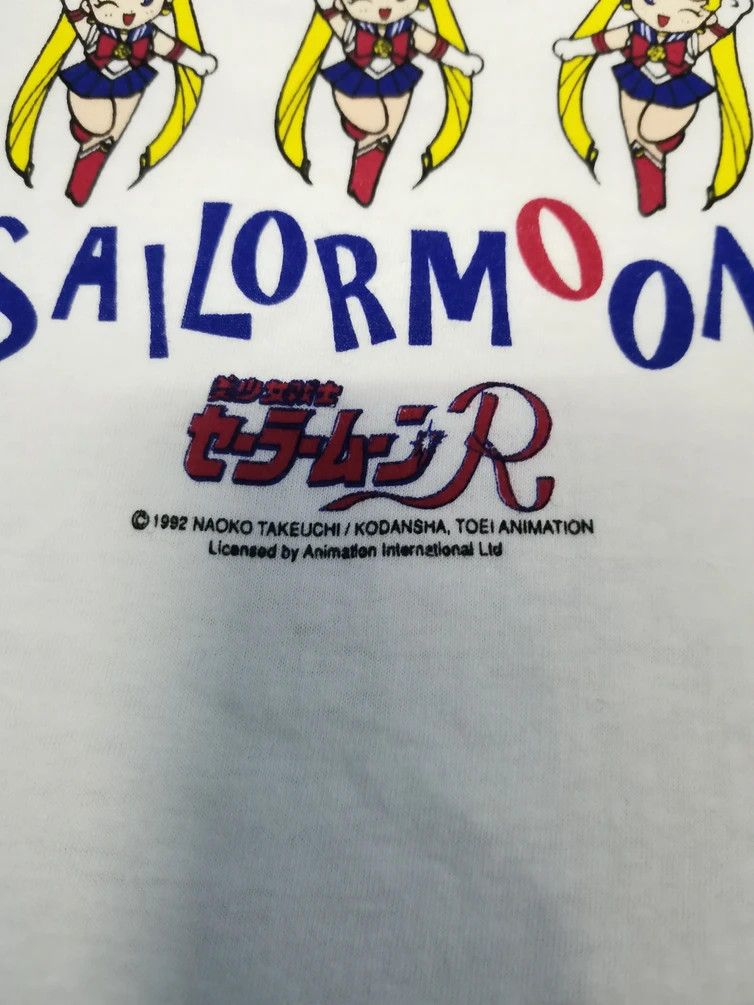 Anime Vintage Sailor Moon 1992 Japan Anime Tee Akira Evangelion Size US M / EU 48-50 / 2 - 3 Thumbnail