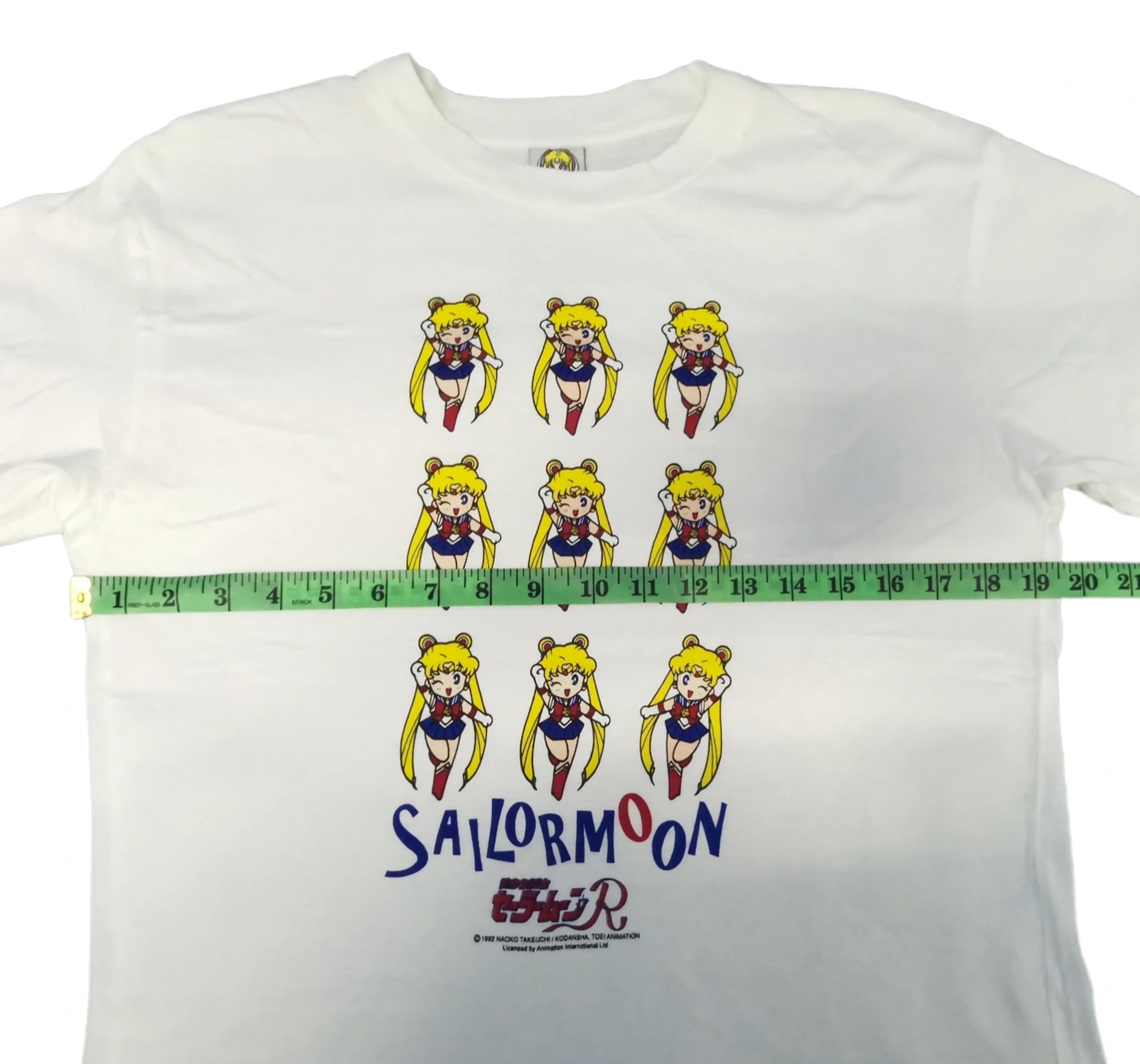 Anime Vintage Sailor Moon 1992 Japan Anime Tee Akira Evangelion Size US M / EU 48-50 / 2 - 6 Thumbnail