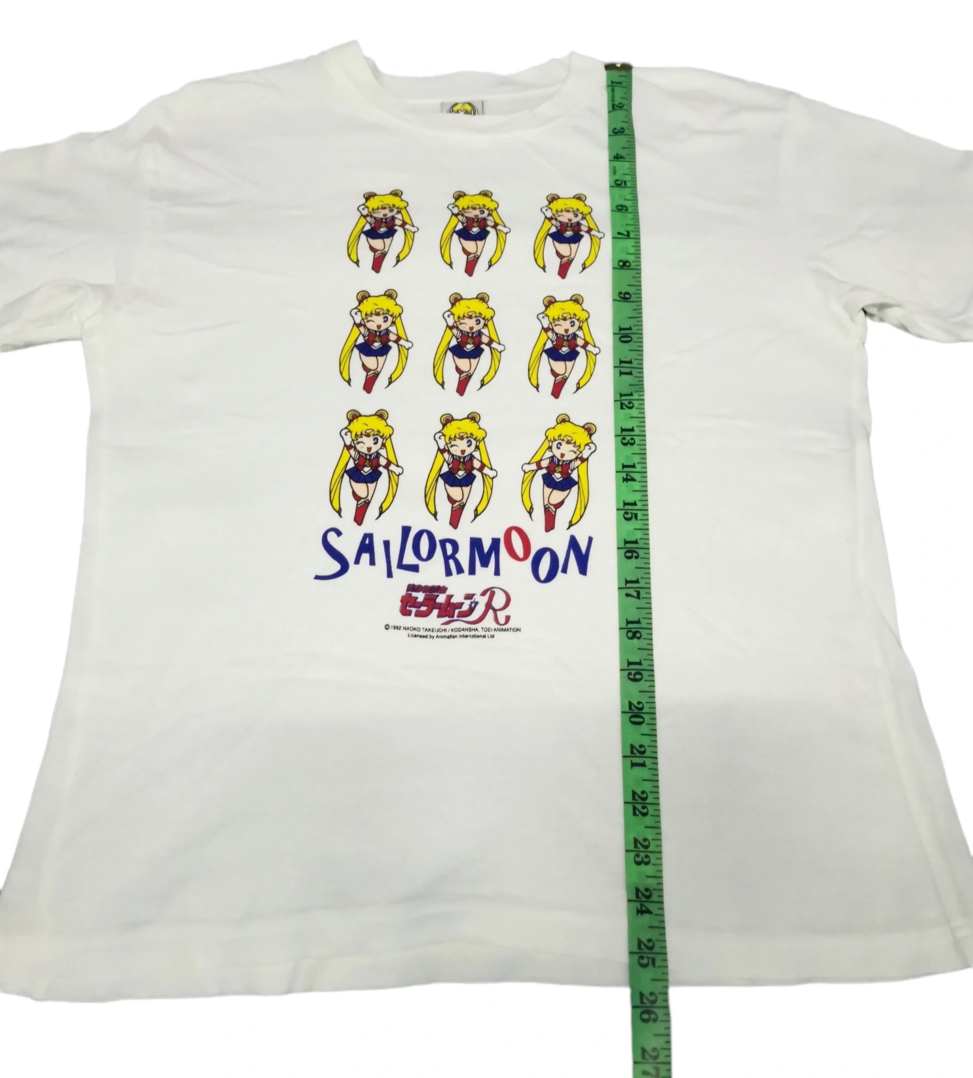 Anime Vintage Sailor Moon 1992 Japan Anime Tee Akira Evangelion Size US M / EU 48-50 / 2 - 5 Thumbnail