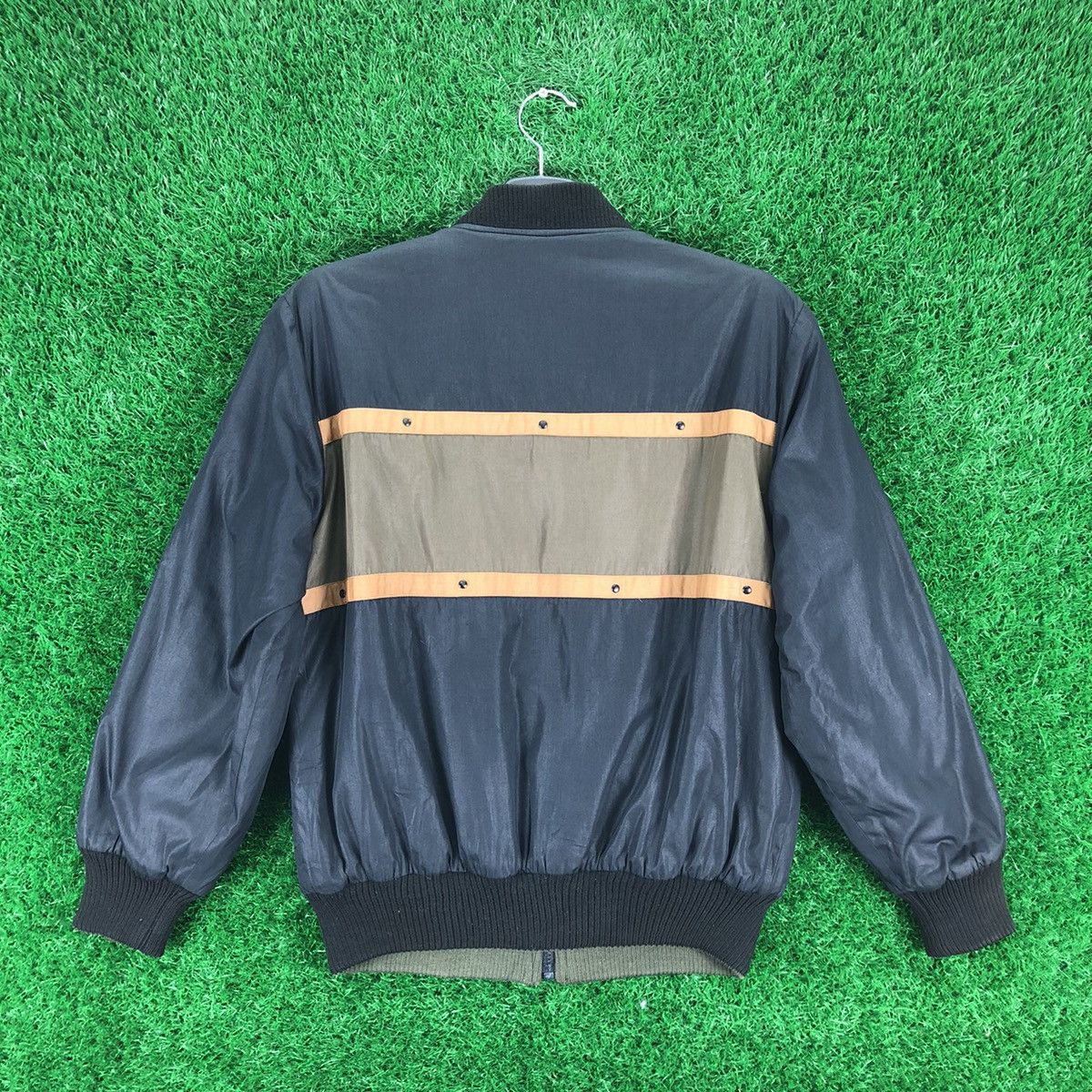 Japanese Brand Vintage 90's Wood Cutter Reversible Bomber Style Jacket Size US S / EU 44-46 / 1 - 2 Thumbnail